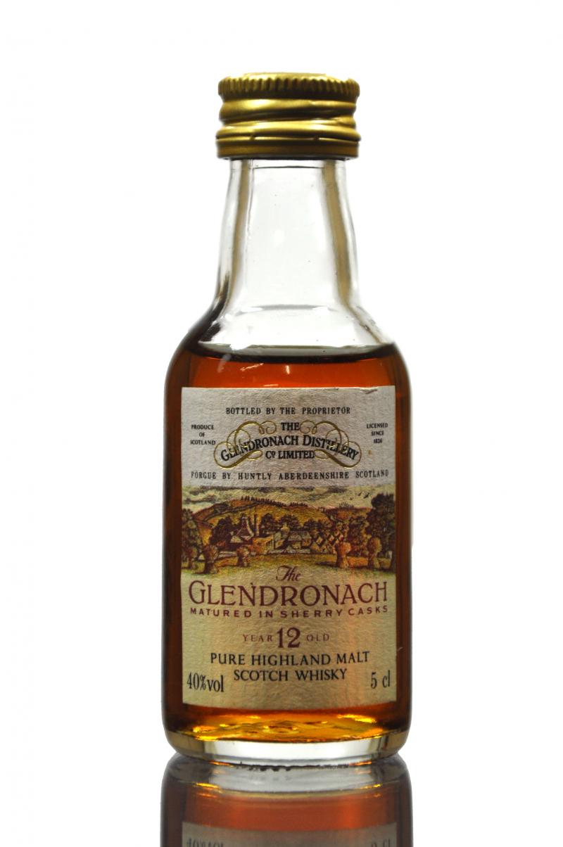 Glendronach 12 Year Old Miniature