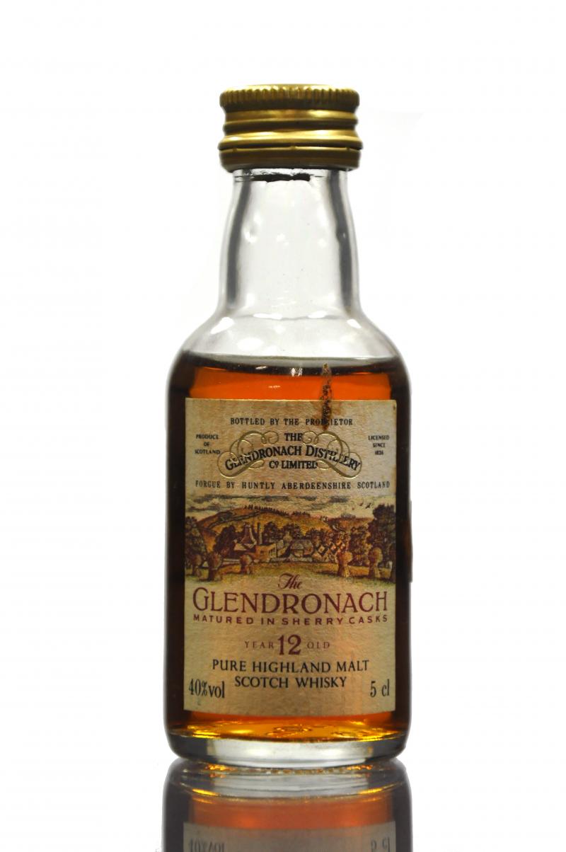Glendronach 12 Year Old Miniature