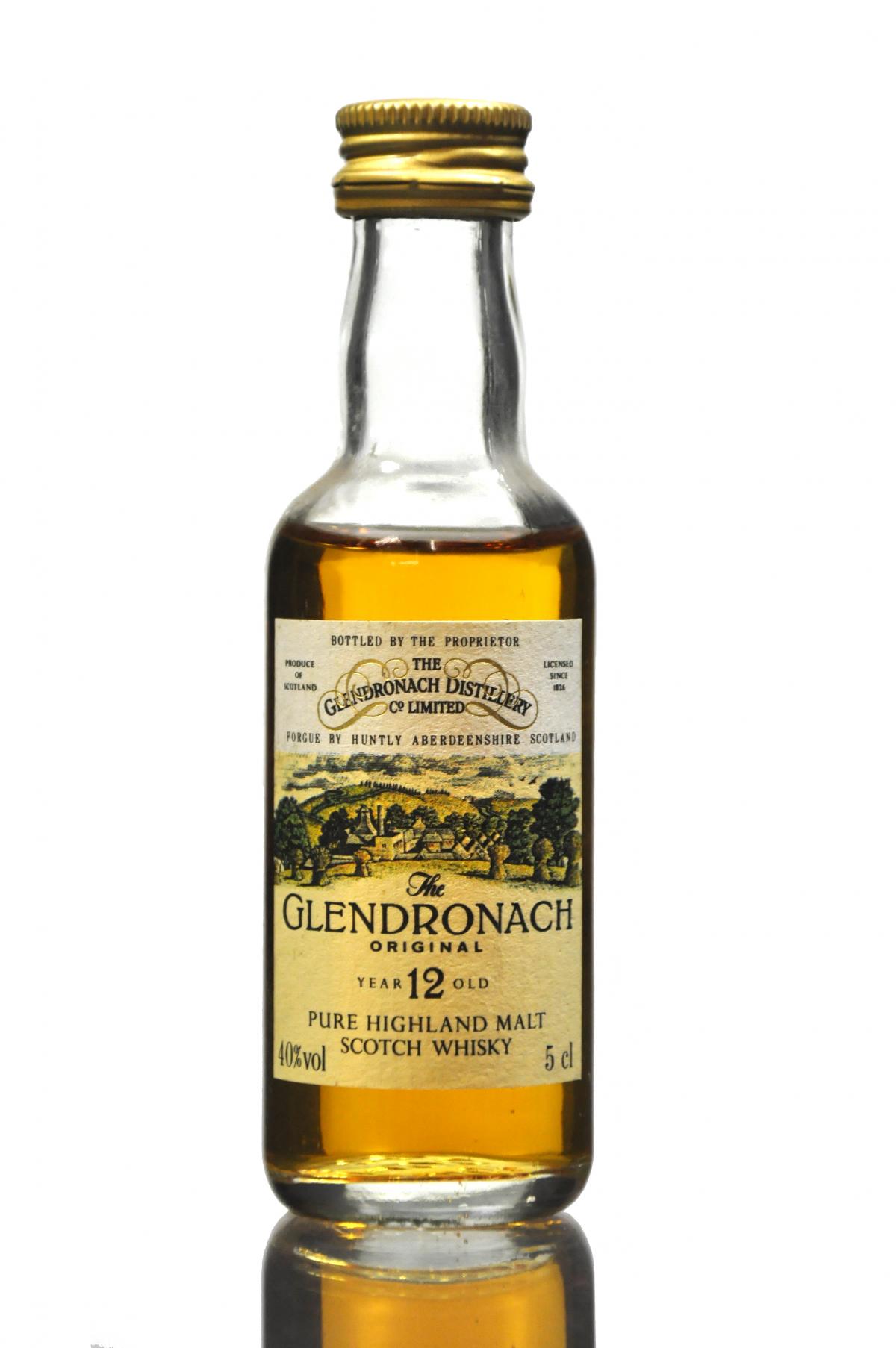 Glendronach 12 Year Old Miniature