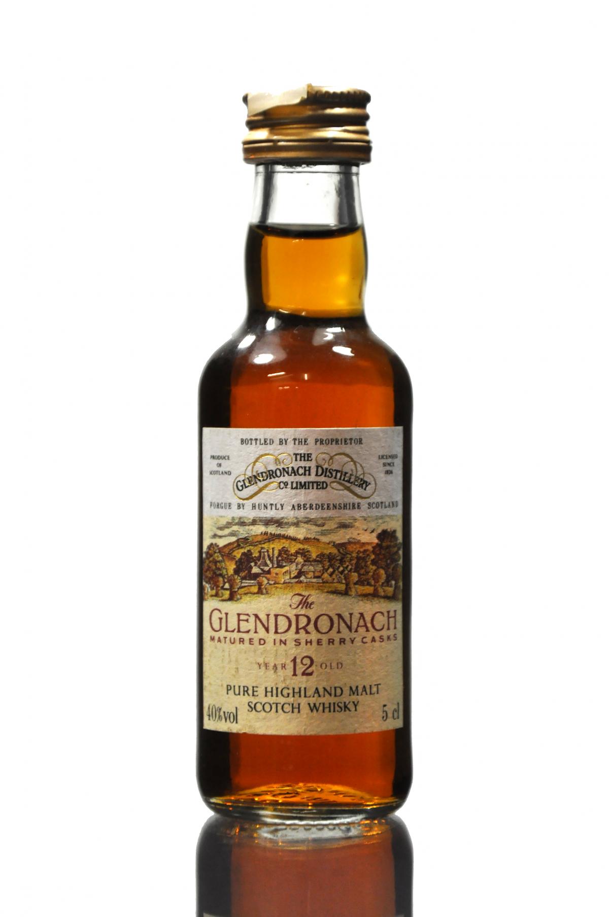 Glendronach 12 Year Old Miniature