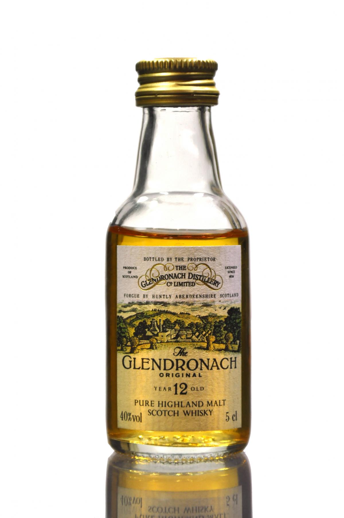 Glendronach 12 Year Old Miniature