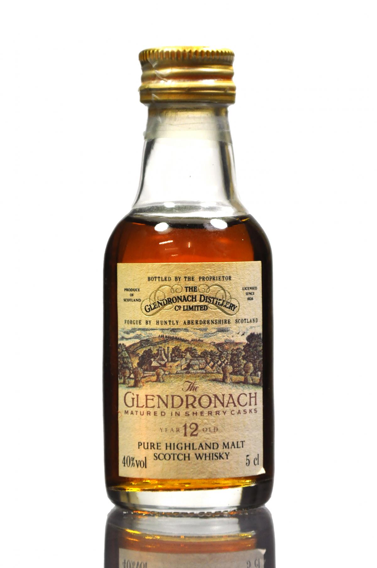 Glendronach 12 Year Old Miniature