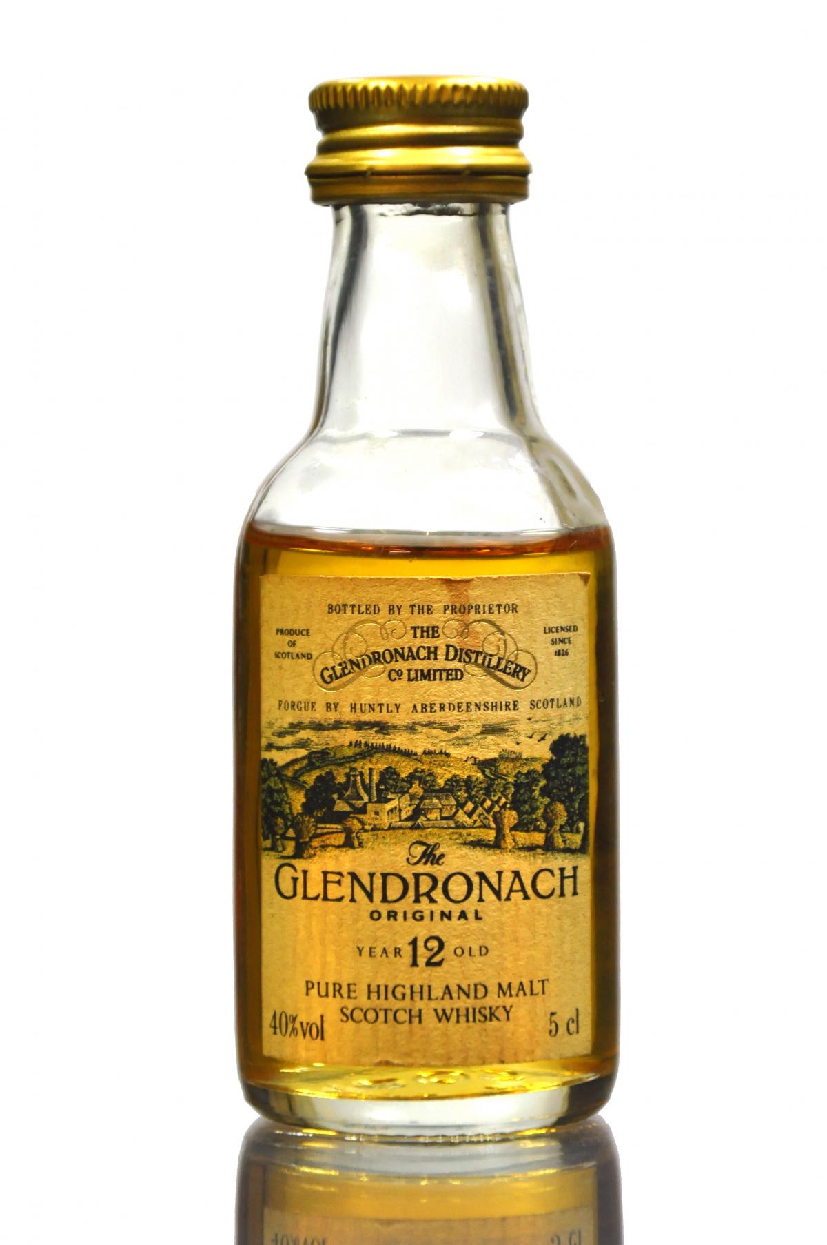 Glendronach 12 Year Old Miniature