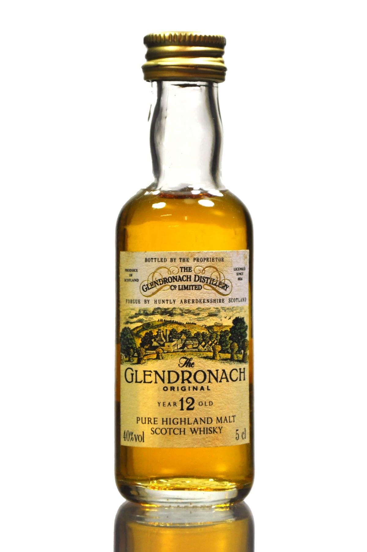 Glendronach 12 Year Old Miniature