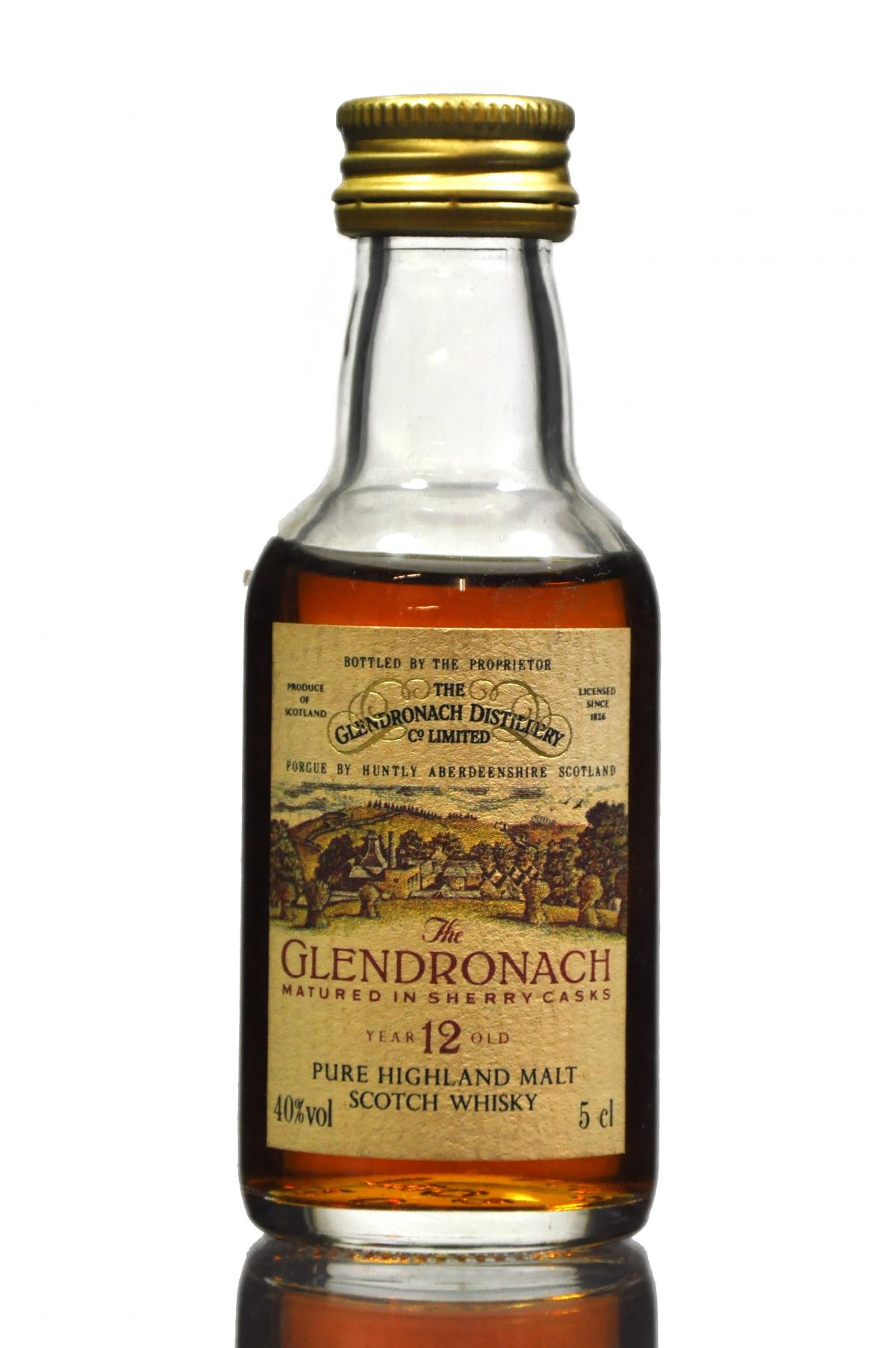 Glendronach 12 Year Old Miniature