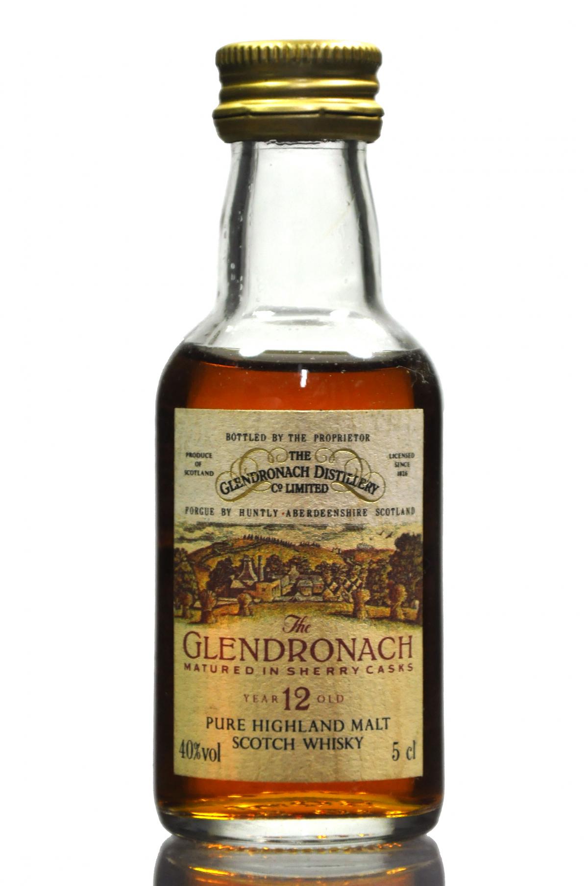 Glendronach 12 Year Old Miniature
