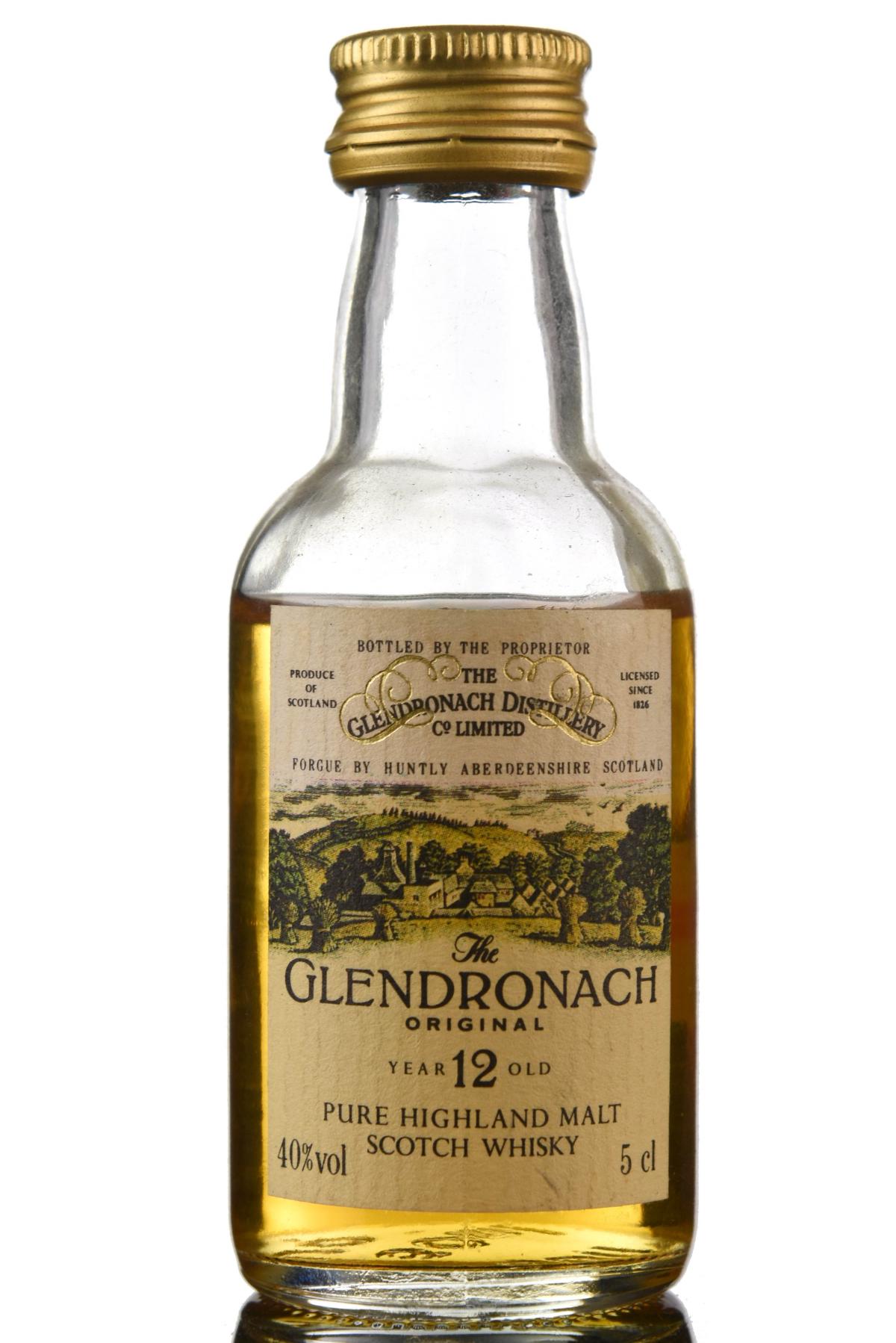 Glendronach 12 Year Old Miniature
