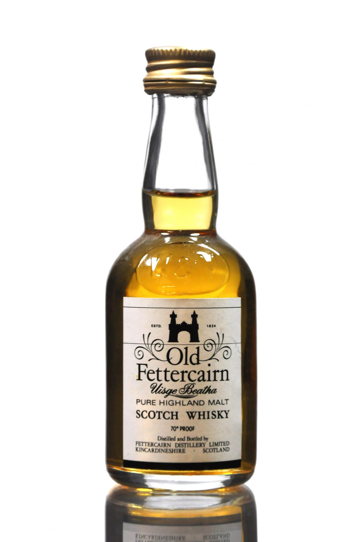 Old Fettercairn 70 Proof Miniature