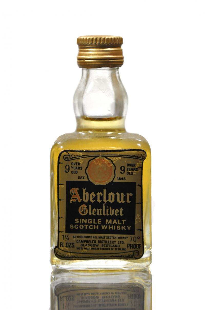 Aberlour-Glenlivet 9 Year Old - 70 Proof Miniature