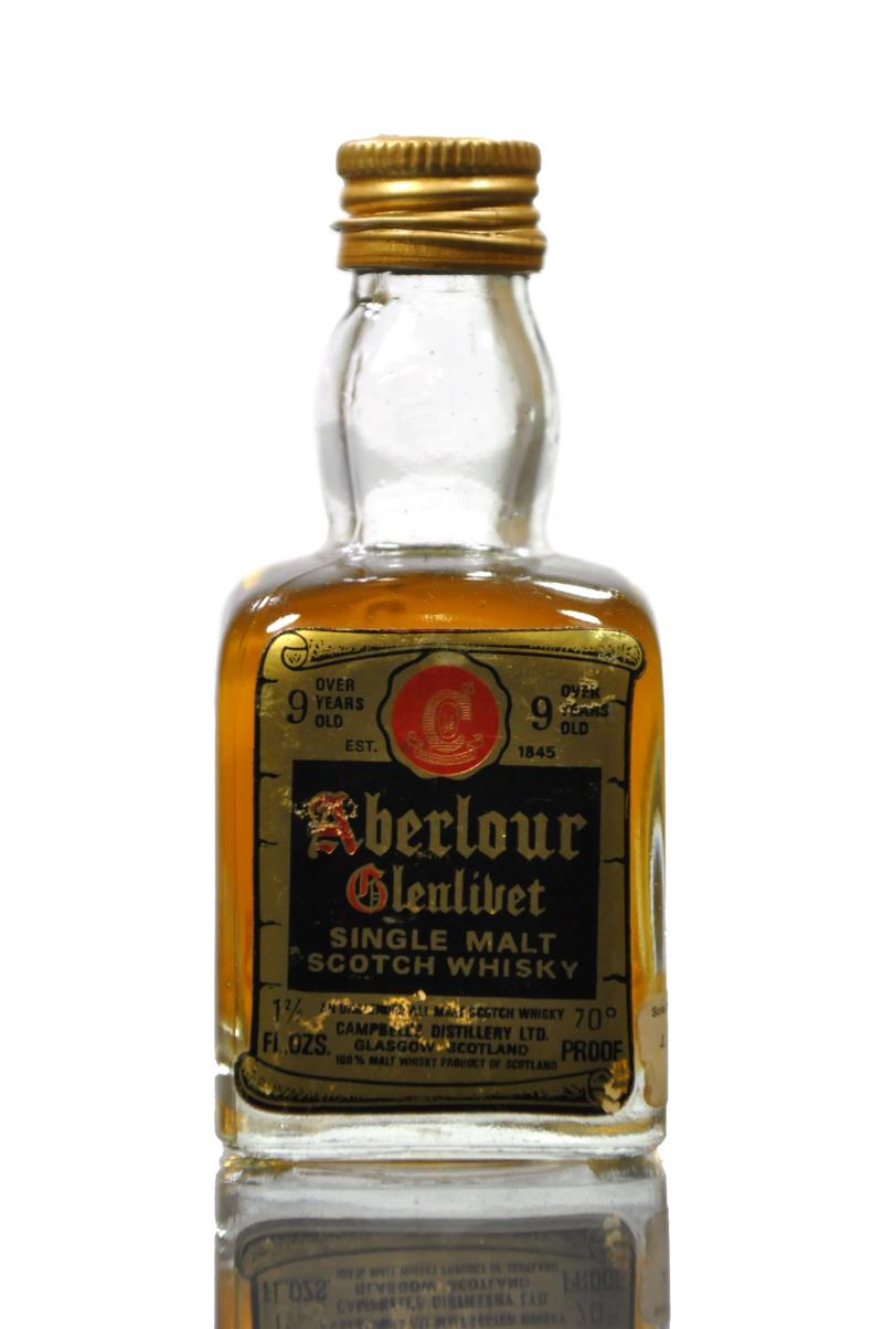 Aberlour-Glenlivet 9 Year Old - 70 Proof Miniature