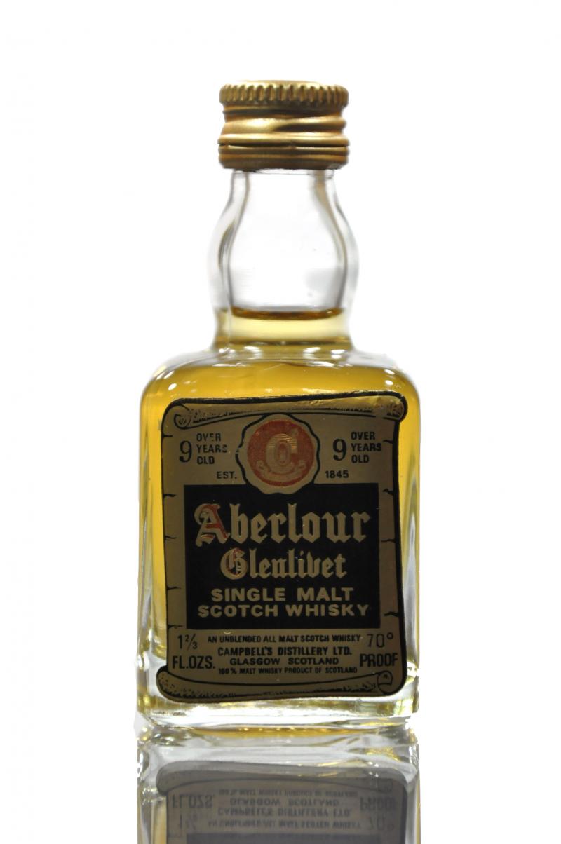 Aberlour-Glenlivet 9 Year Old - 70 Proof Miniature