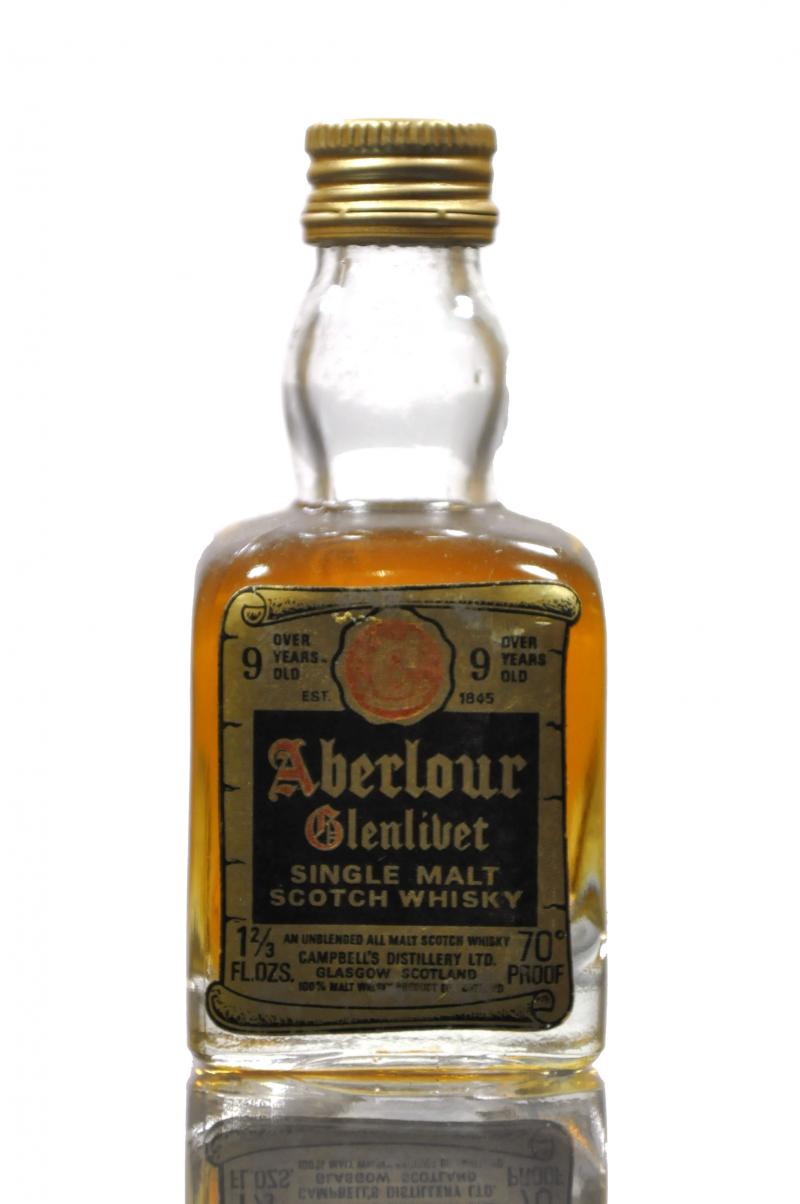 Aberlour-Glenlivet 9 Year Old - 70 Proof Miniature