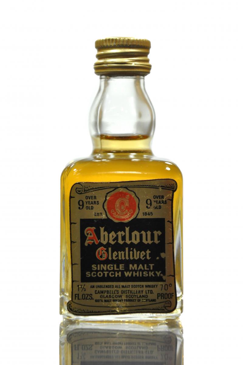 Aberlour-Glenlivet 9 Year Old - 70 Proof Miniature