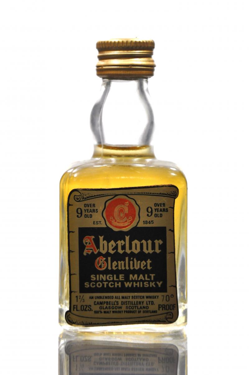Aberlour-Glenlivet 9 Year Old - 70 Proof Miniature