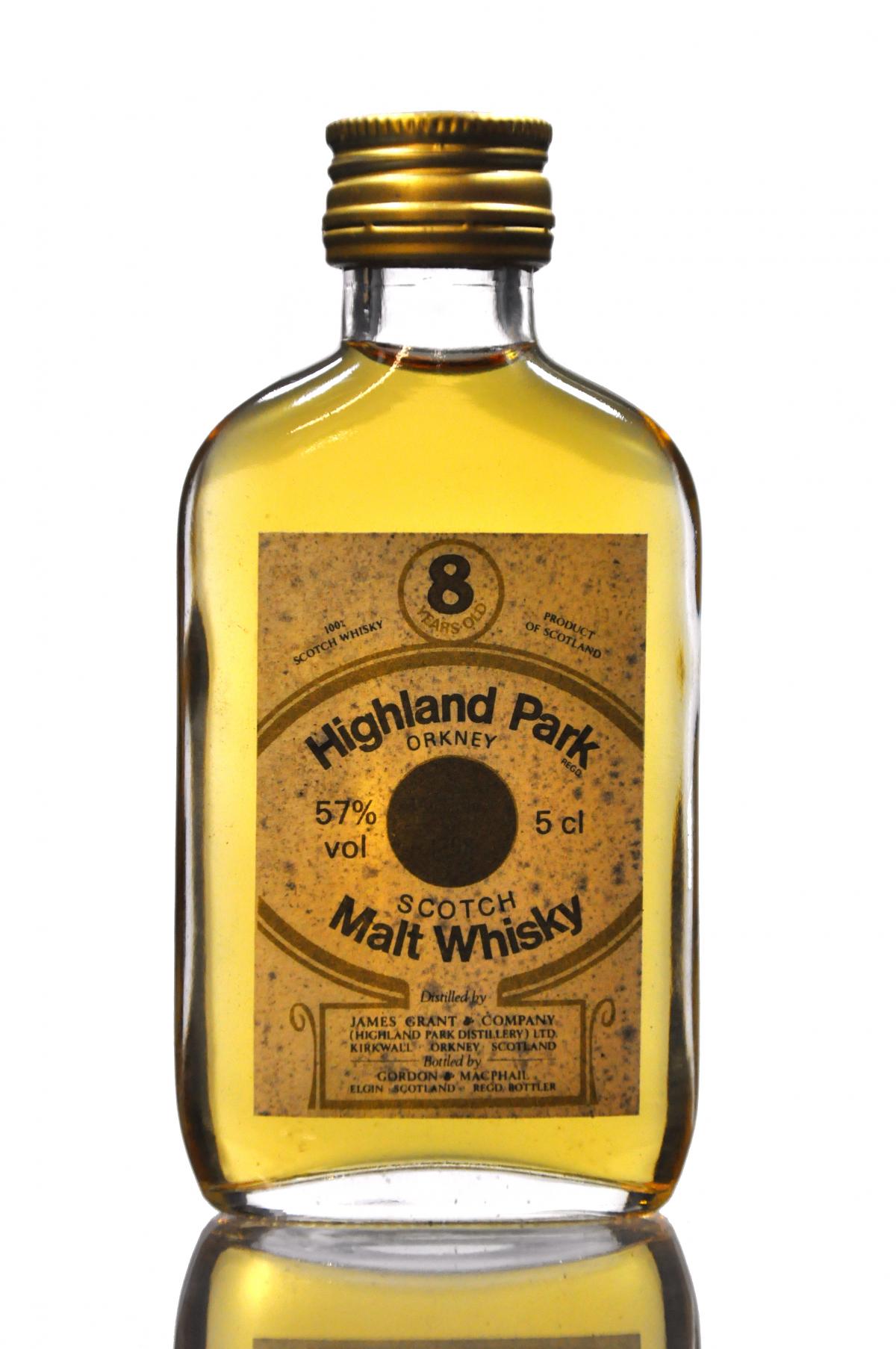 Highland Park 8 Year Old - Gordon & MacPhail - 100 Proof - Miniature