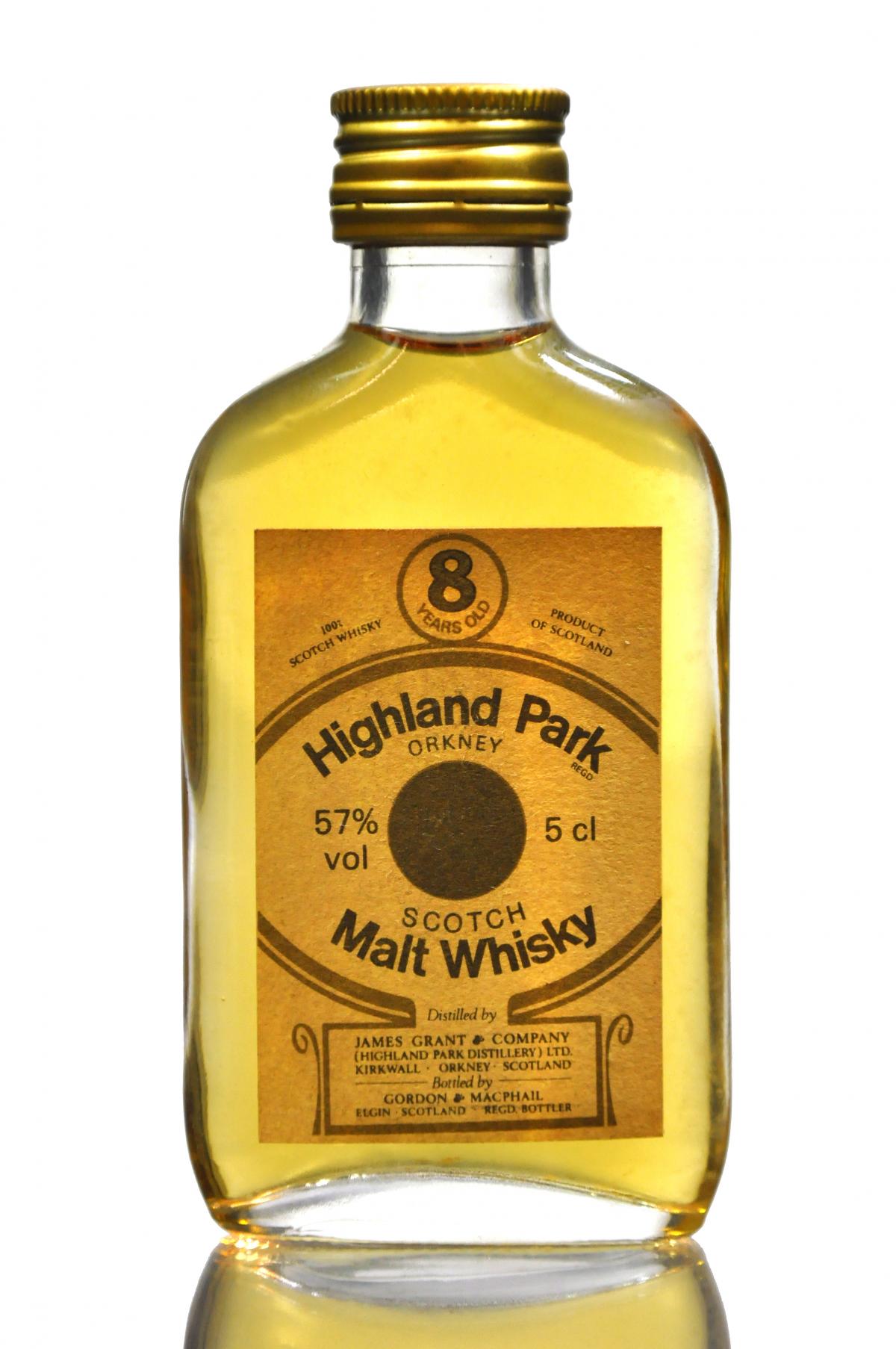 Highland Park 8 Year Old - Gordon & MacPhail - 100 Proof - Miniature