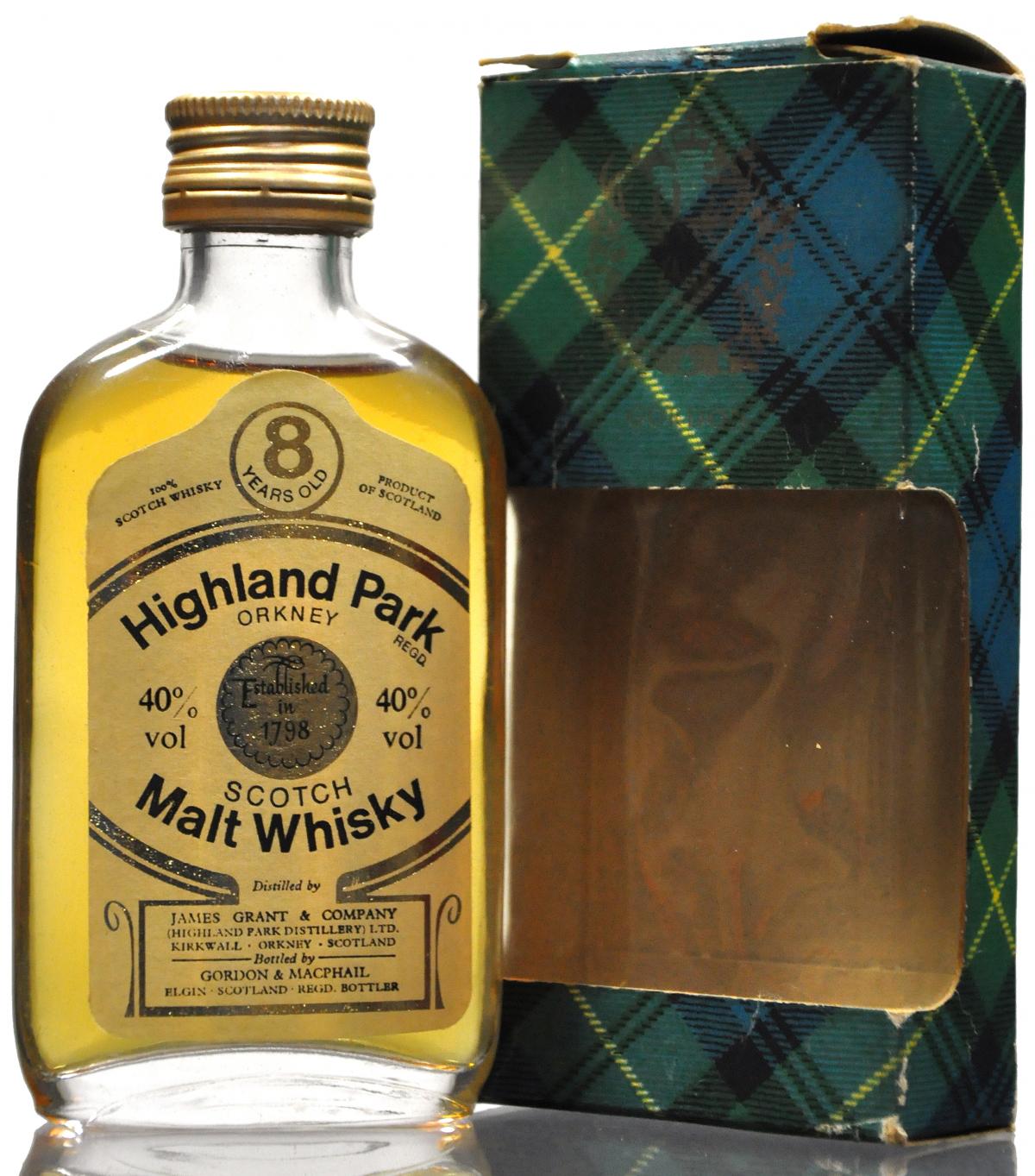 Highland Park 8 Year Old - Gordon & MacPhail Miniature