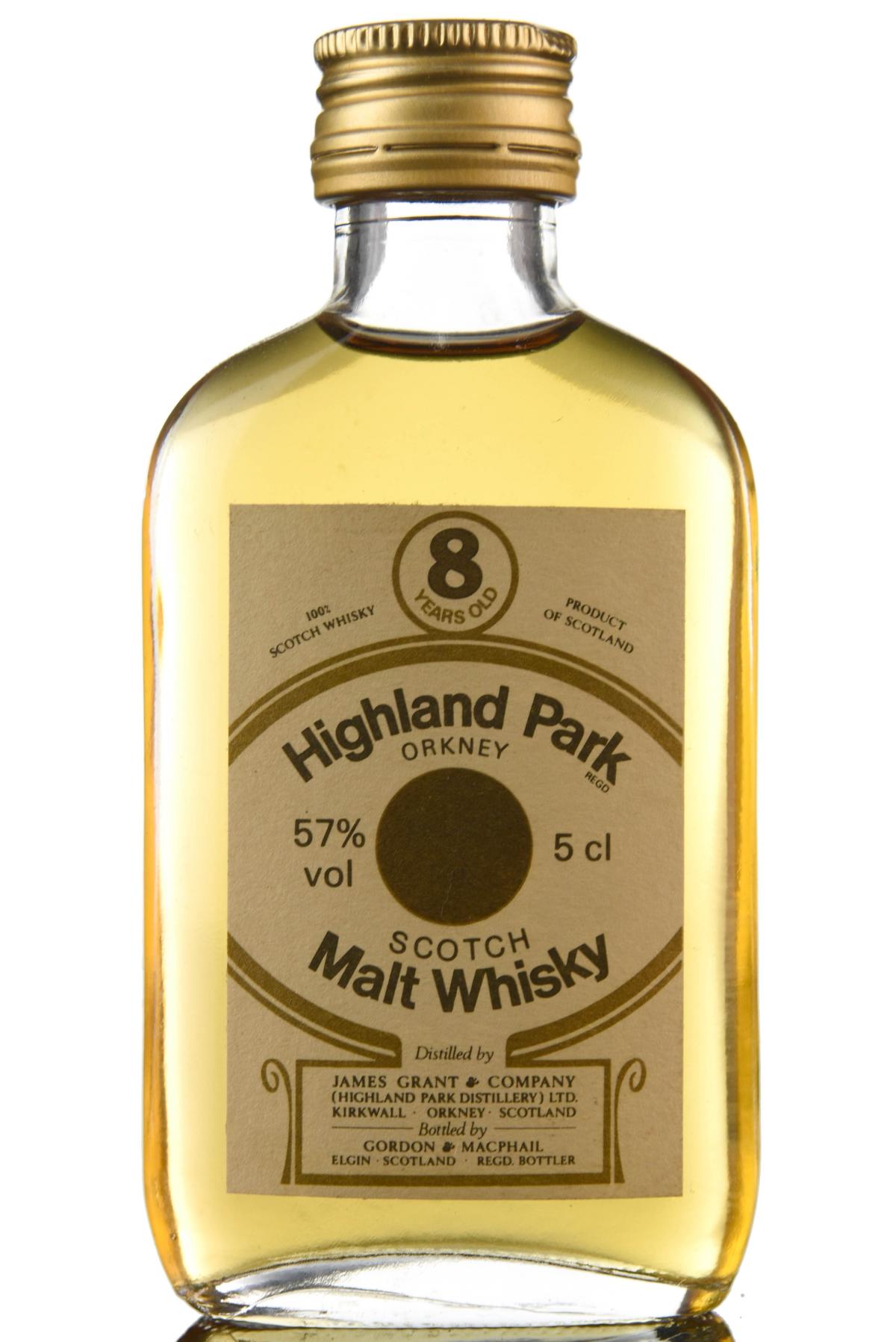 Highland Park 8 Year Old - Gordon & MacPhail - 100 Proof - Miniature