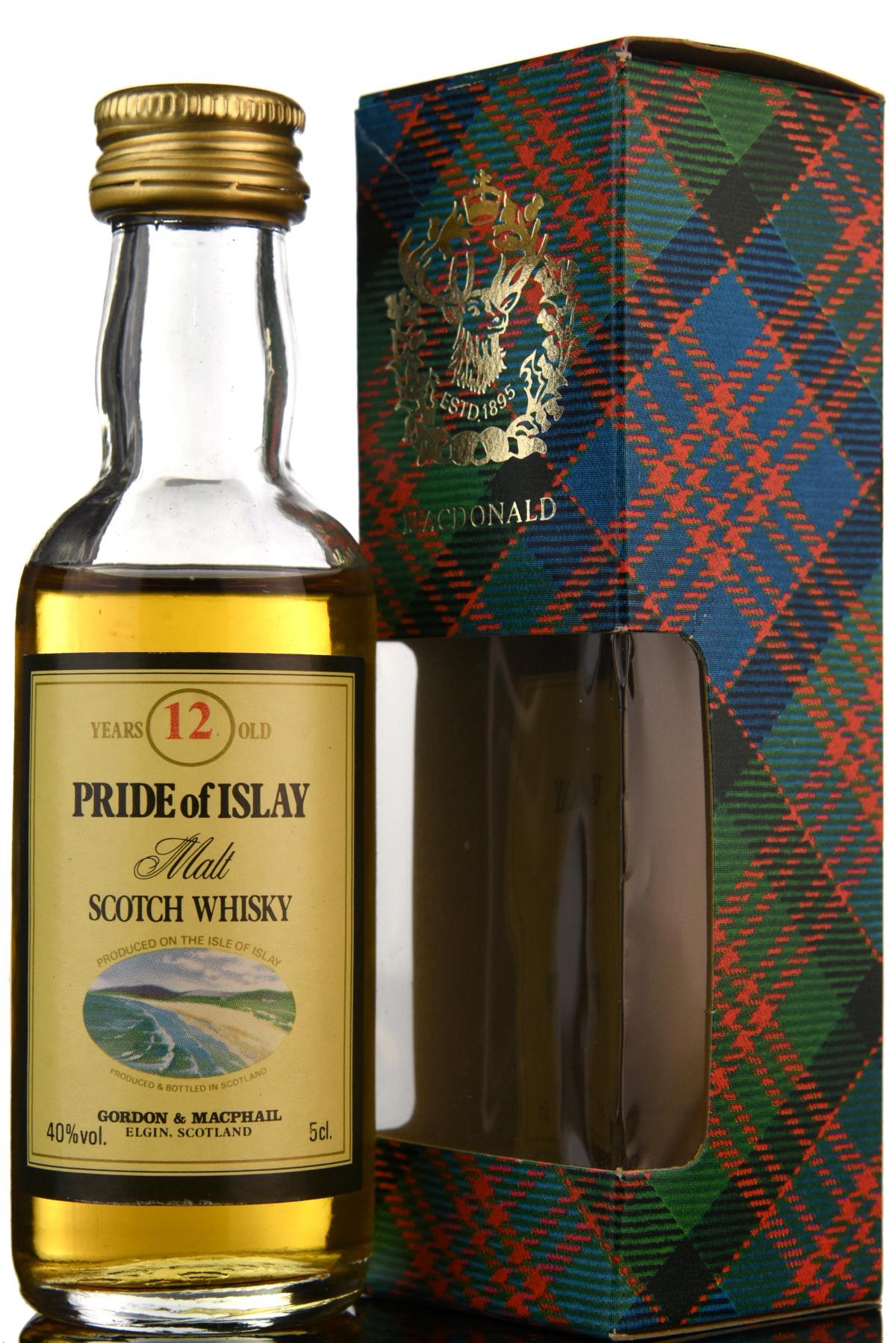 Pride Of Islay 12 Year Old - Gordon & MacPhail Miniature