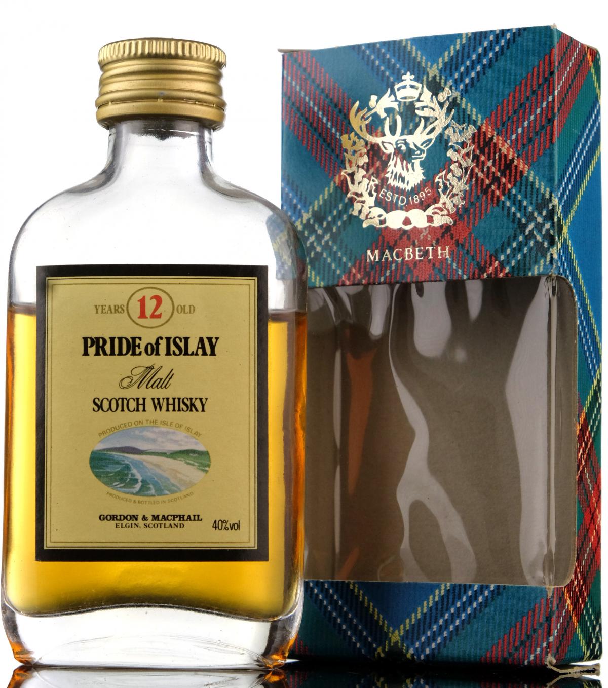 Pride Of Islay 12 Year Old - Gordon & MacPhail Miniature