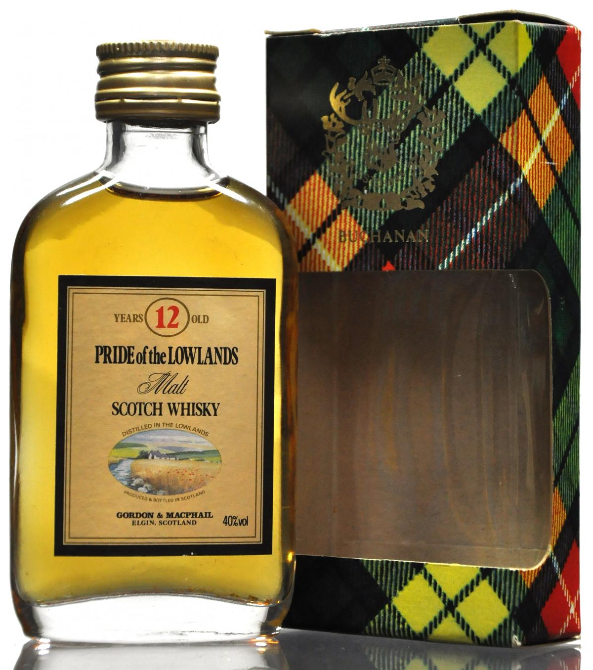 Pride Of The Lowlands 12 Year Old - Gordon & MacPhail Miniature