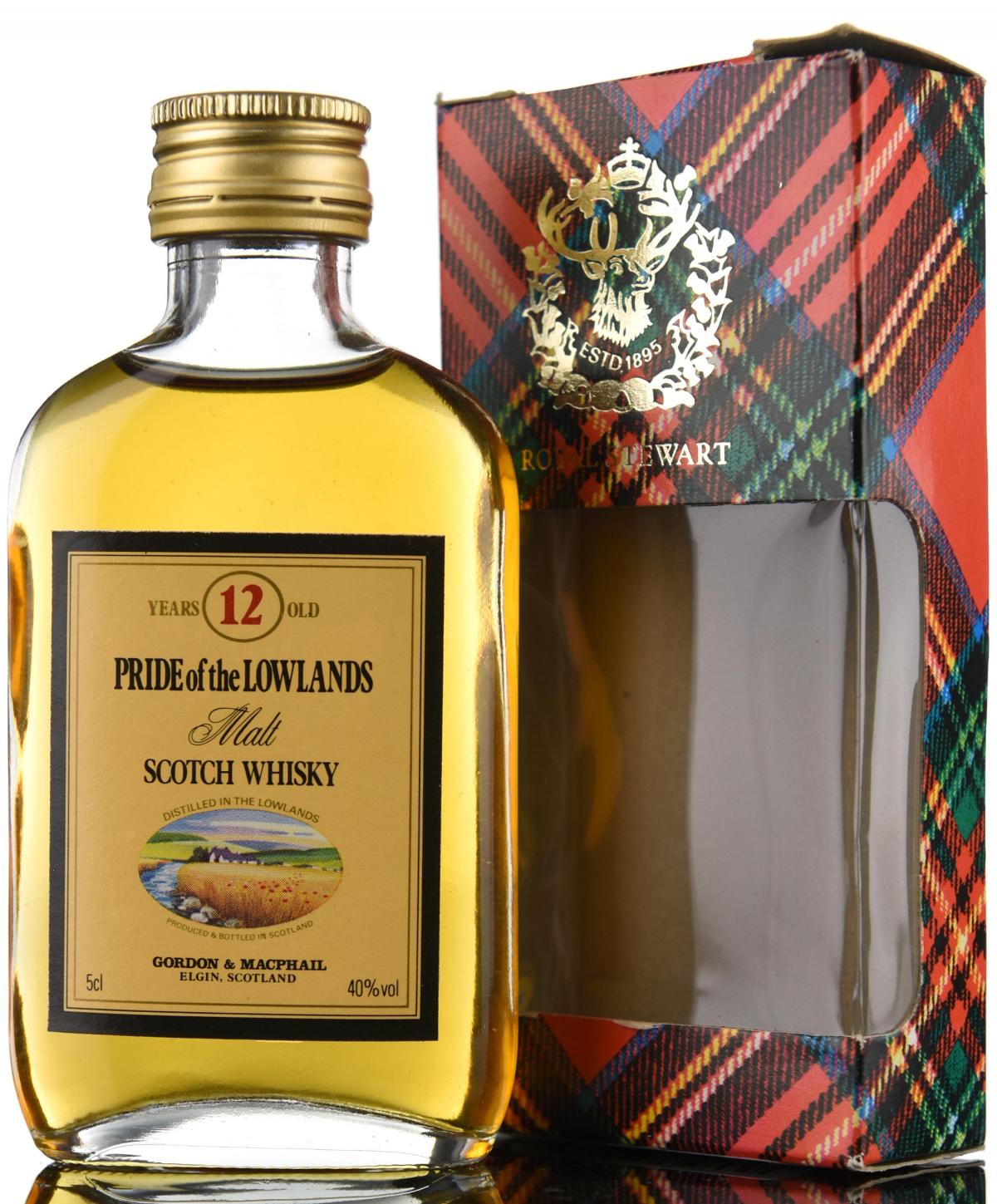 Pride Of The Lowlands 12 Year Old - Gordon & MacPhail Miniature