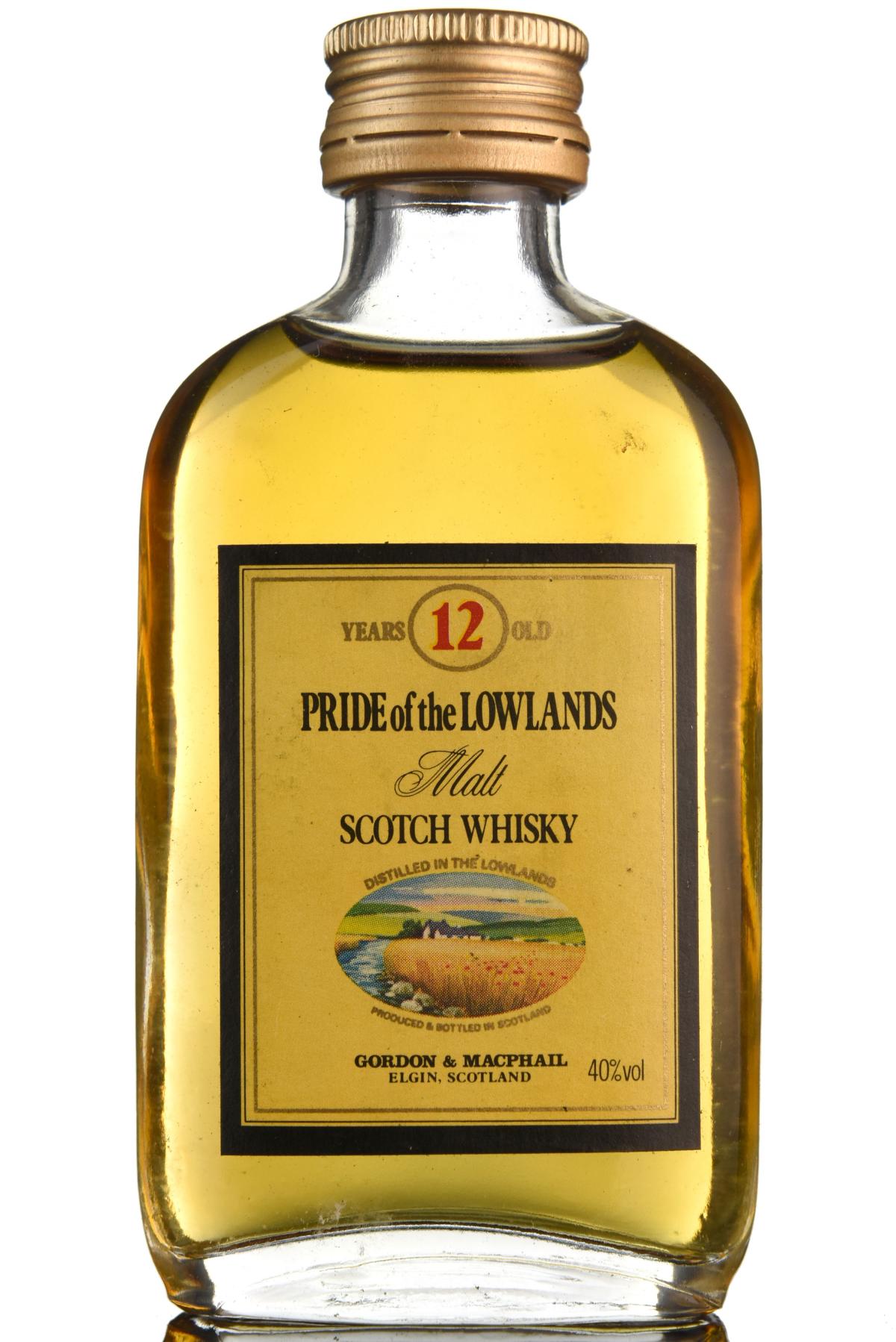 Pride Of The Lowlands 12 Year Old - Gordon & MacPhail Miniature