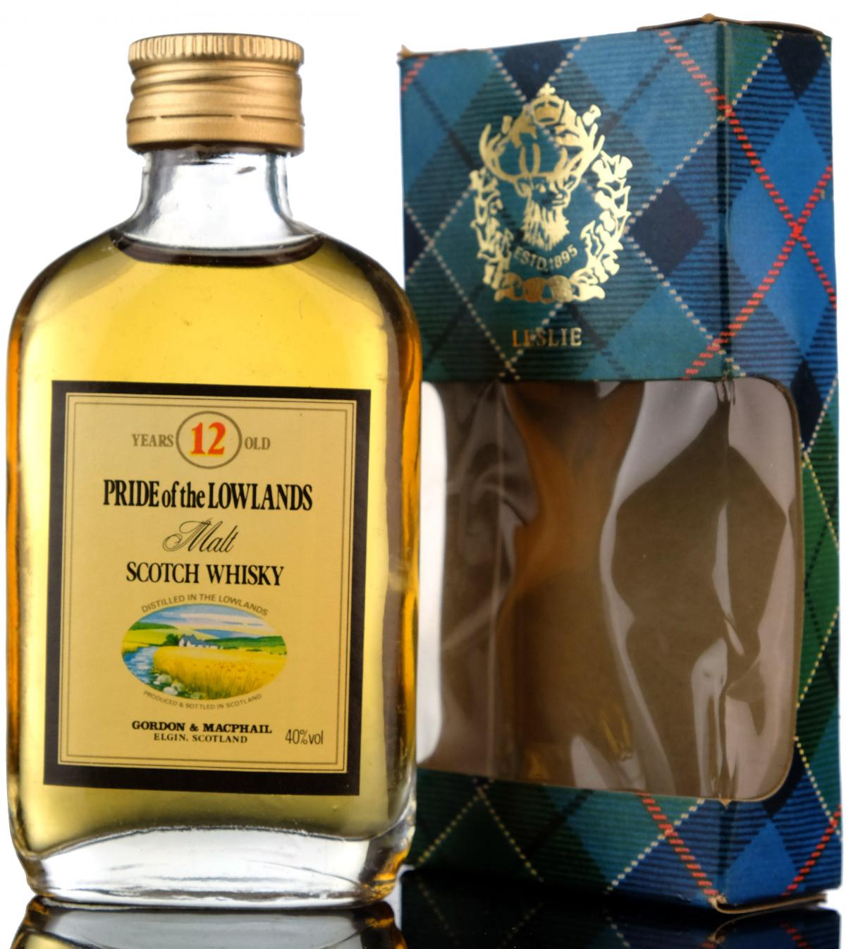 Pride Of The Lowlands 12 Year Old - Gordon & MacPhail Miniature