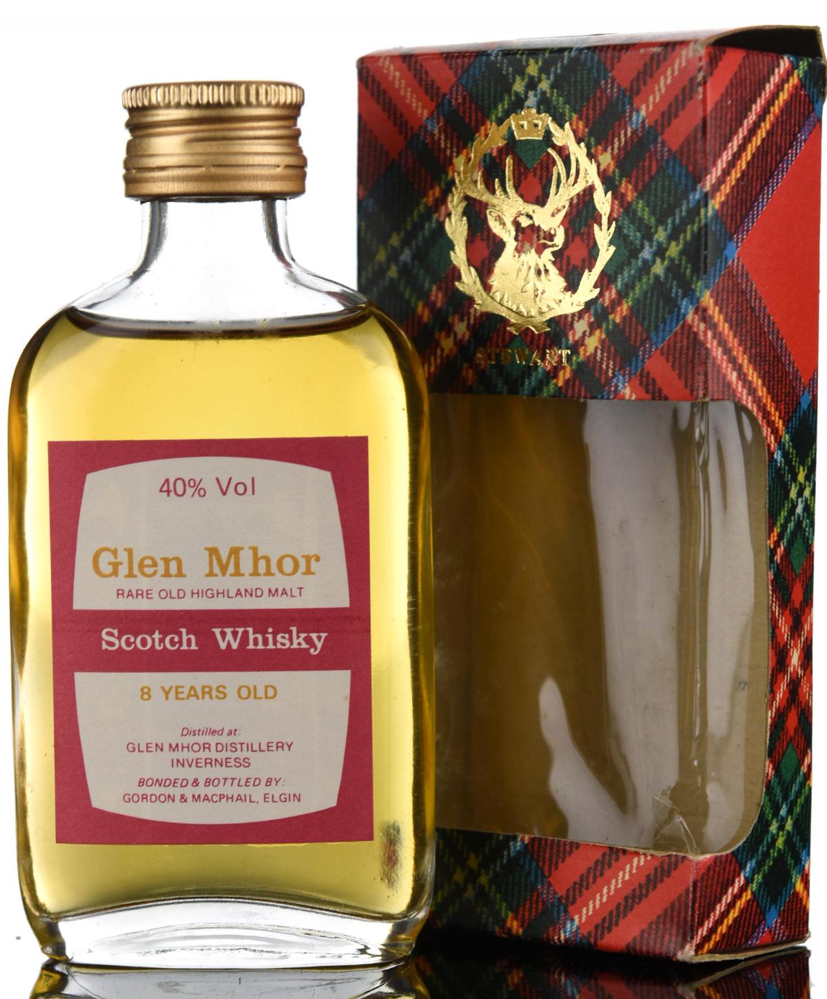 Glen Mhor 8 Year Old - Gordon & MacPhail Miniature - 1990s