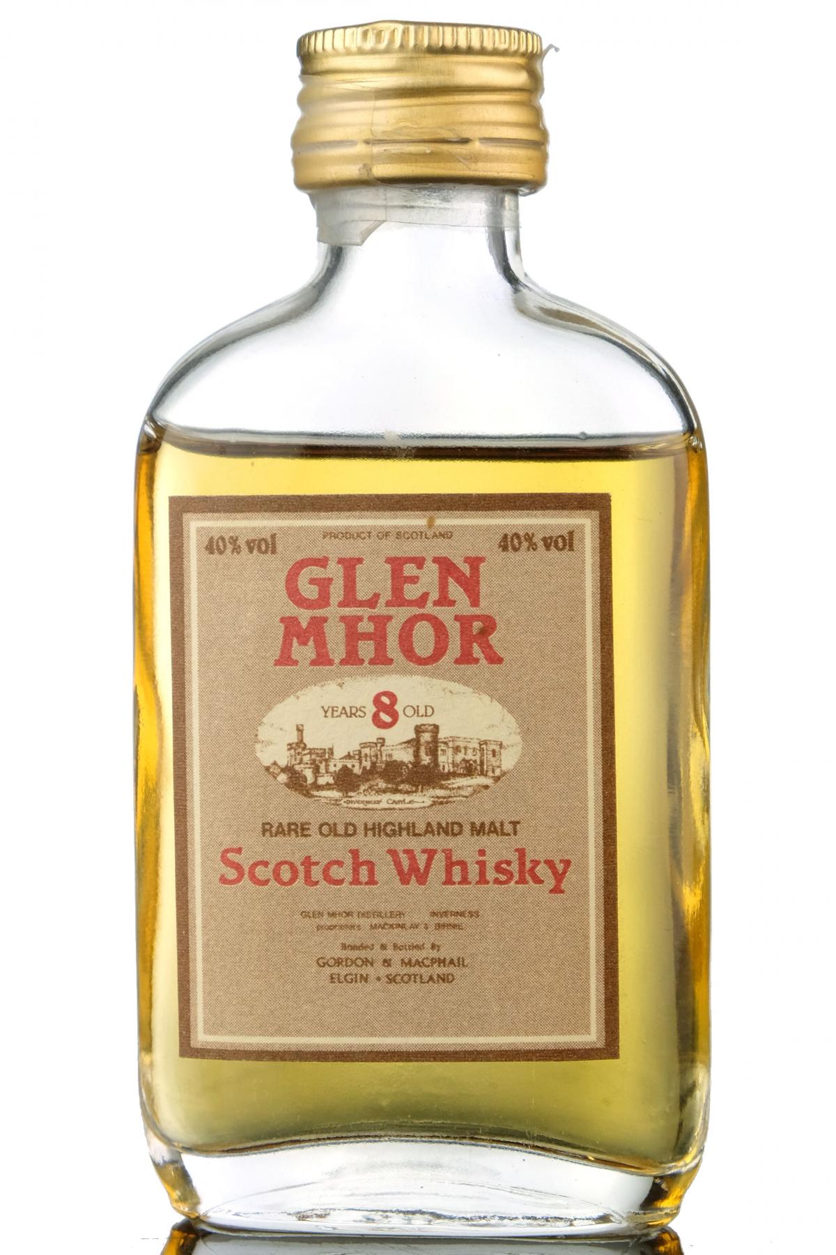 Glen Mhor 8 Year Old - Gordon & MacPhail Miniature