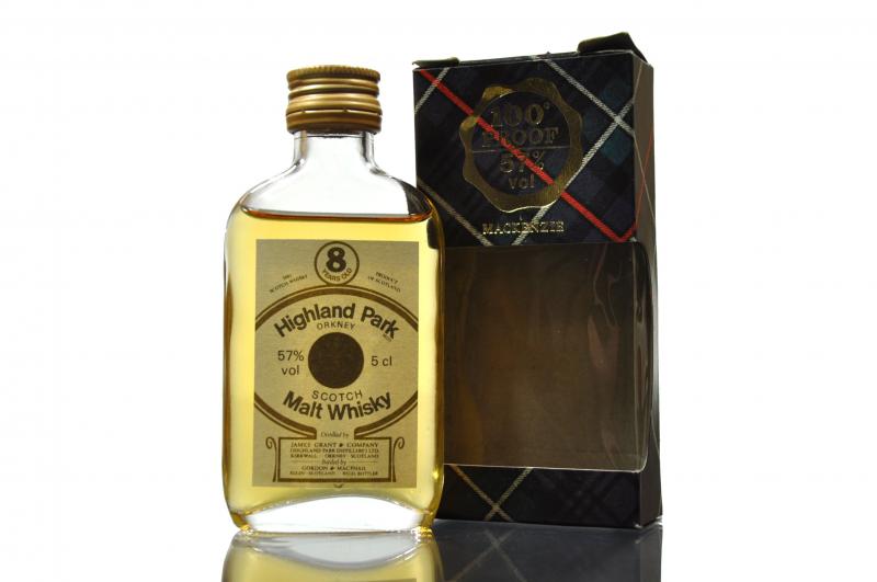 Highland Park 8 Year Old - Gordon & MacPhail - 100 Proof - Miniature