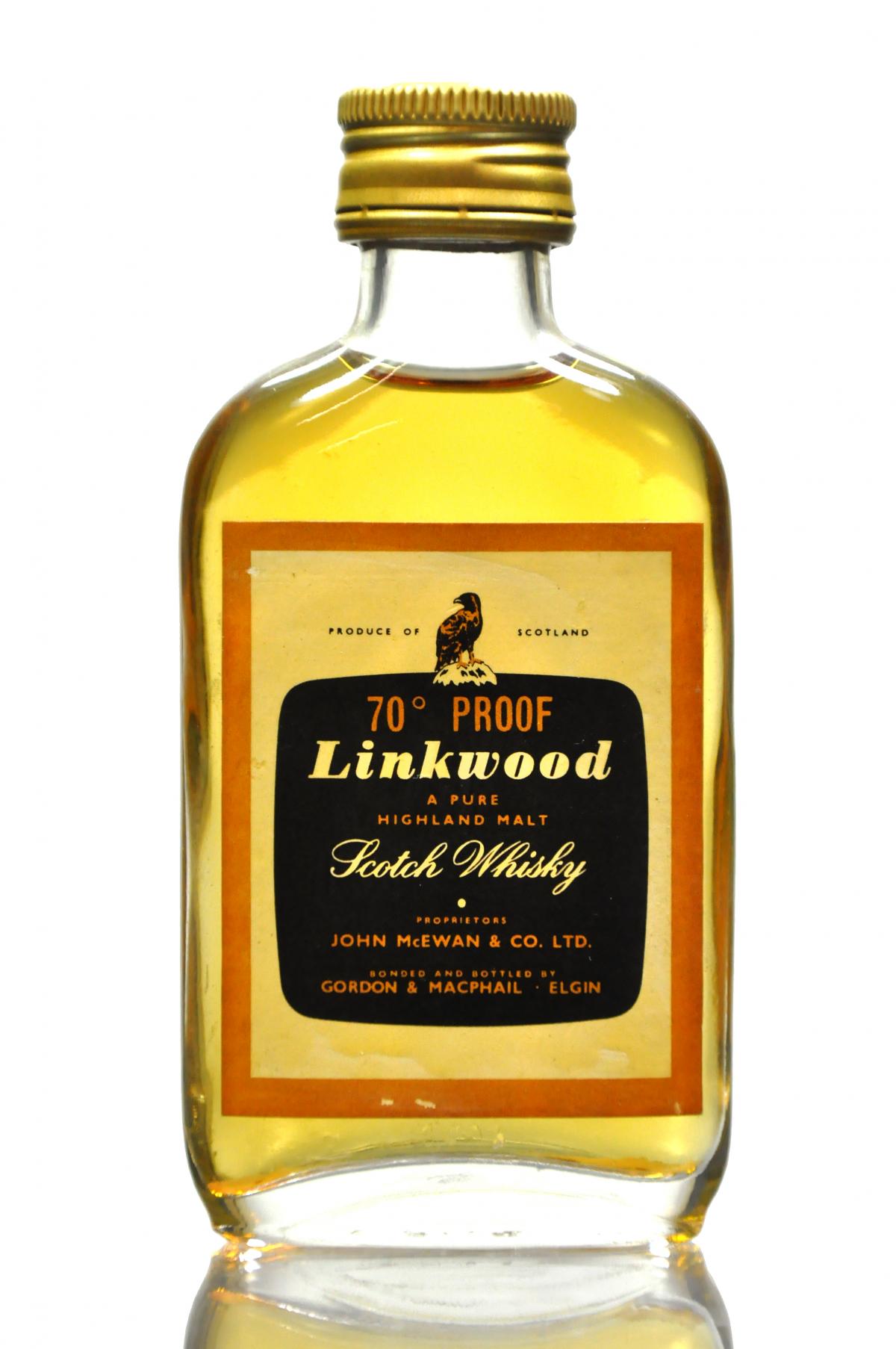 Linkwood 70 Proof - Gordon & MacPhail Miniature