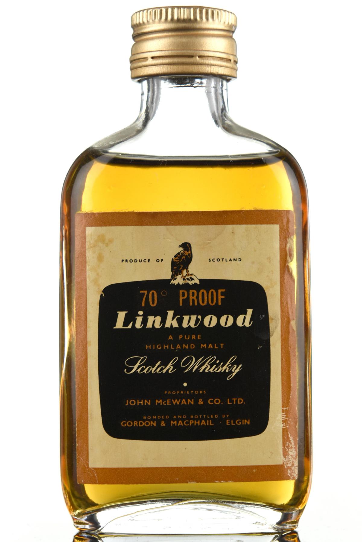 Linkwood 70 Proof - Gordon & MacPhail Miniature