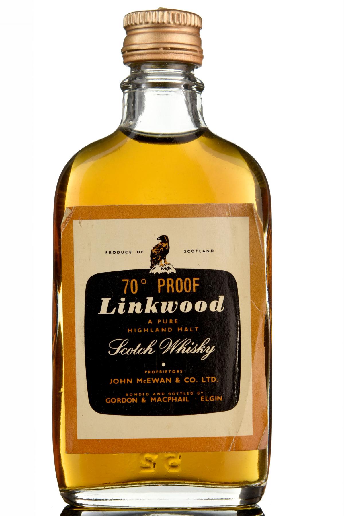 Linkwood 70 Proof - Gordon & MacPhail Miniature