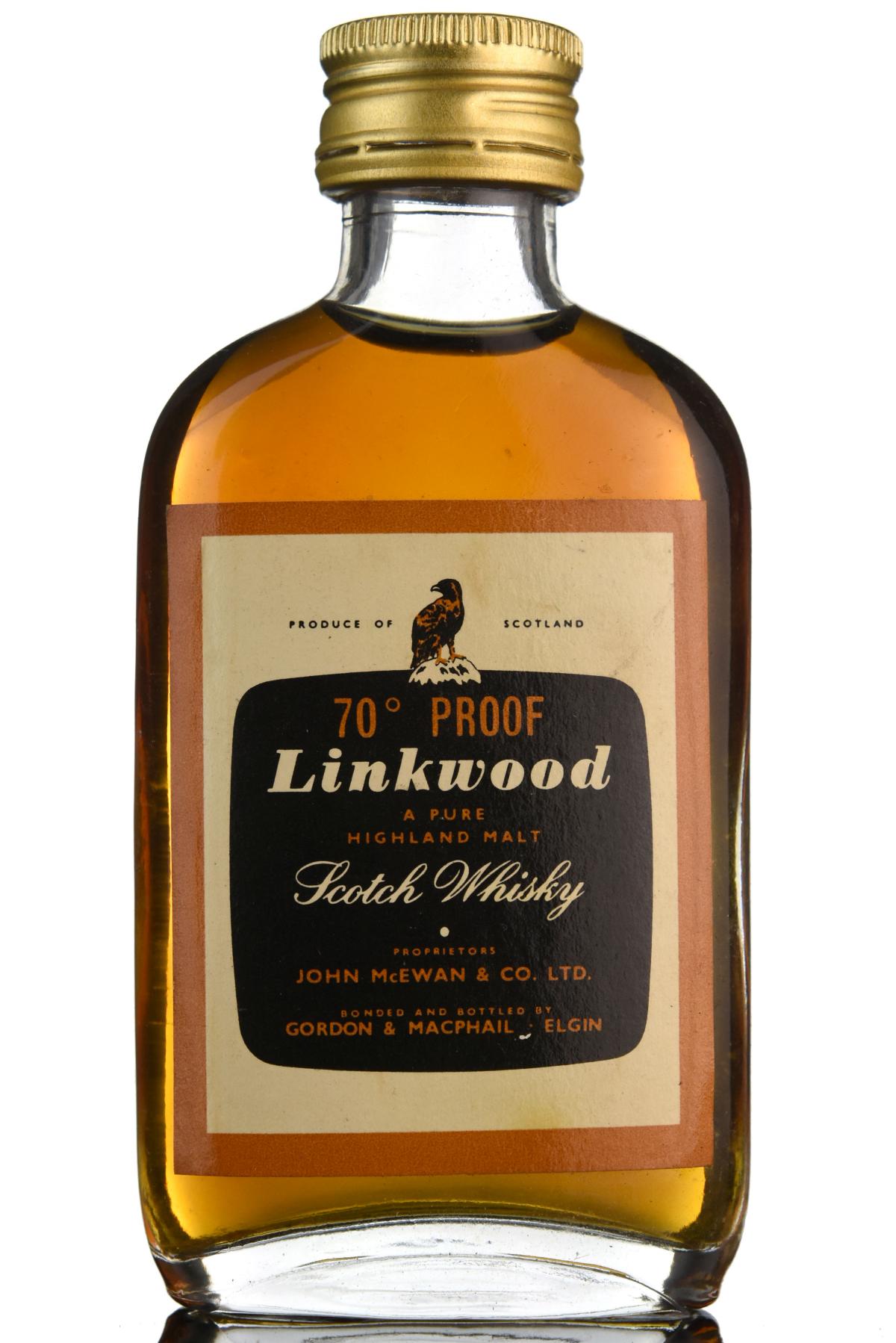 Linkwood 70 Proof - Gordon & MacPhail Miniature