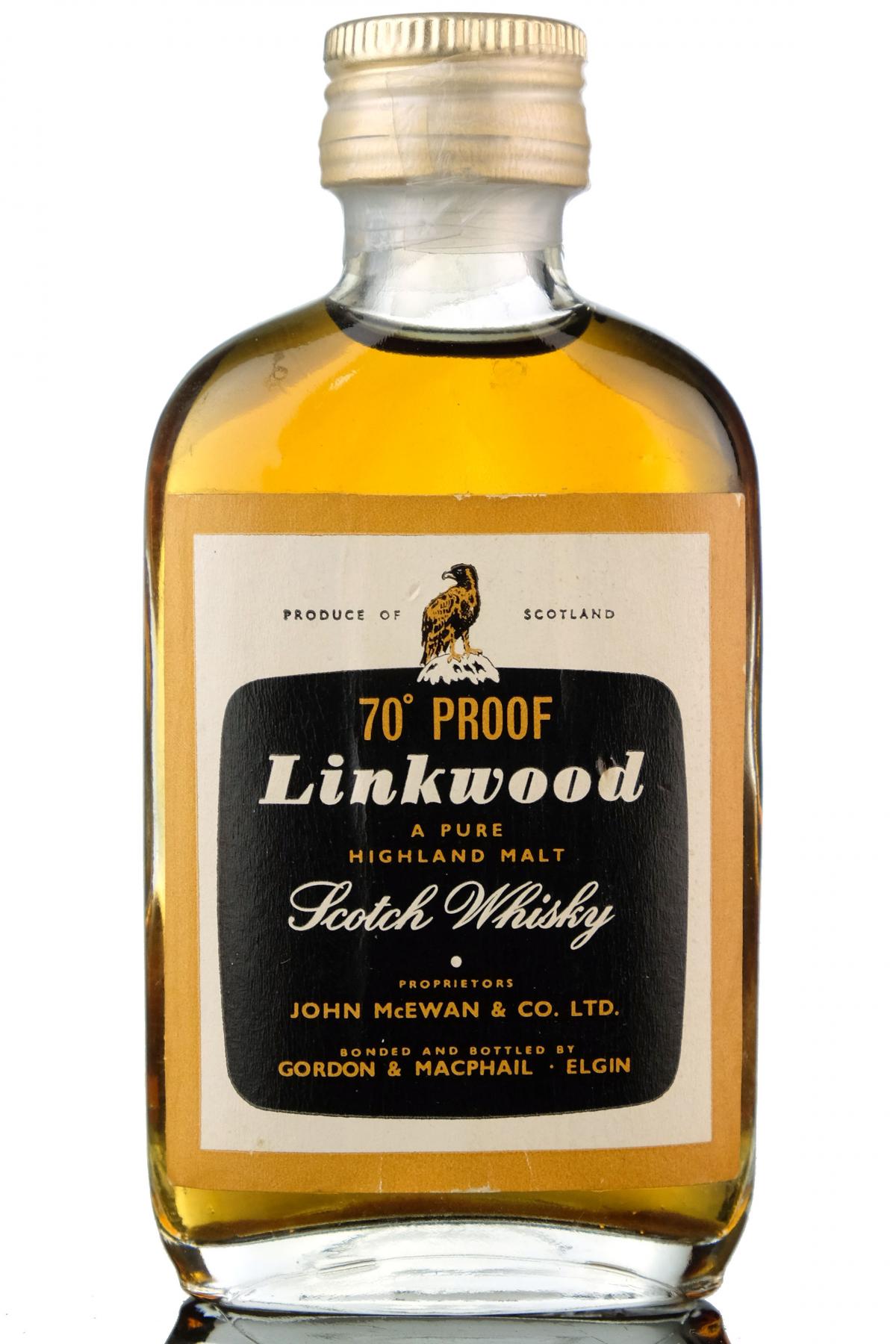 Linkwood 70 Proof - Gordon & MacPhail Miniature