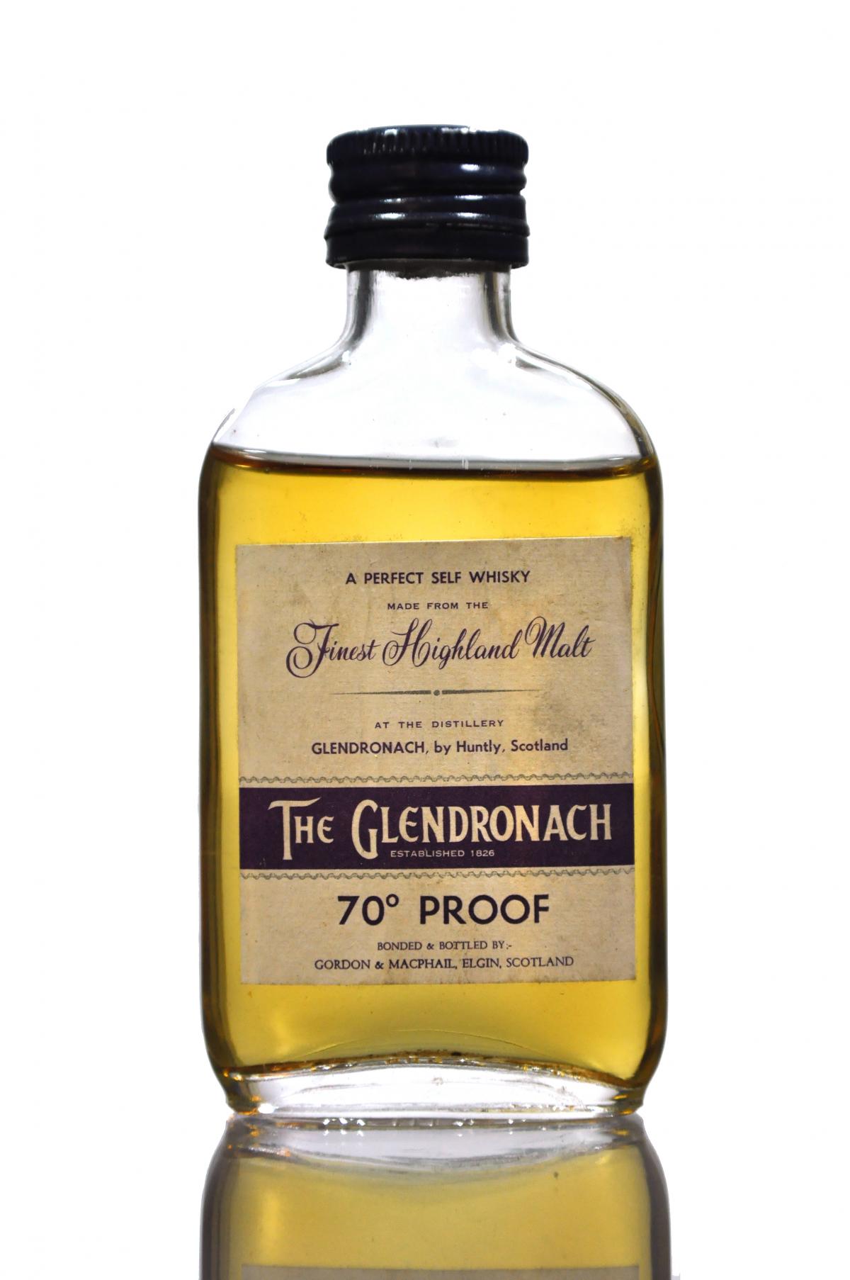 Glendronach 70 Proof - Gordon & MacPhail Miniature