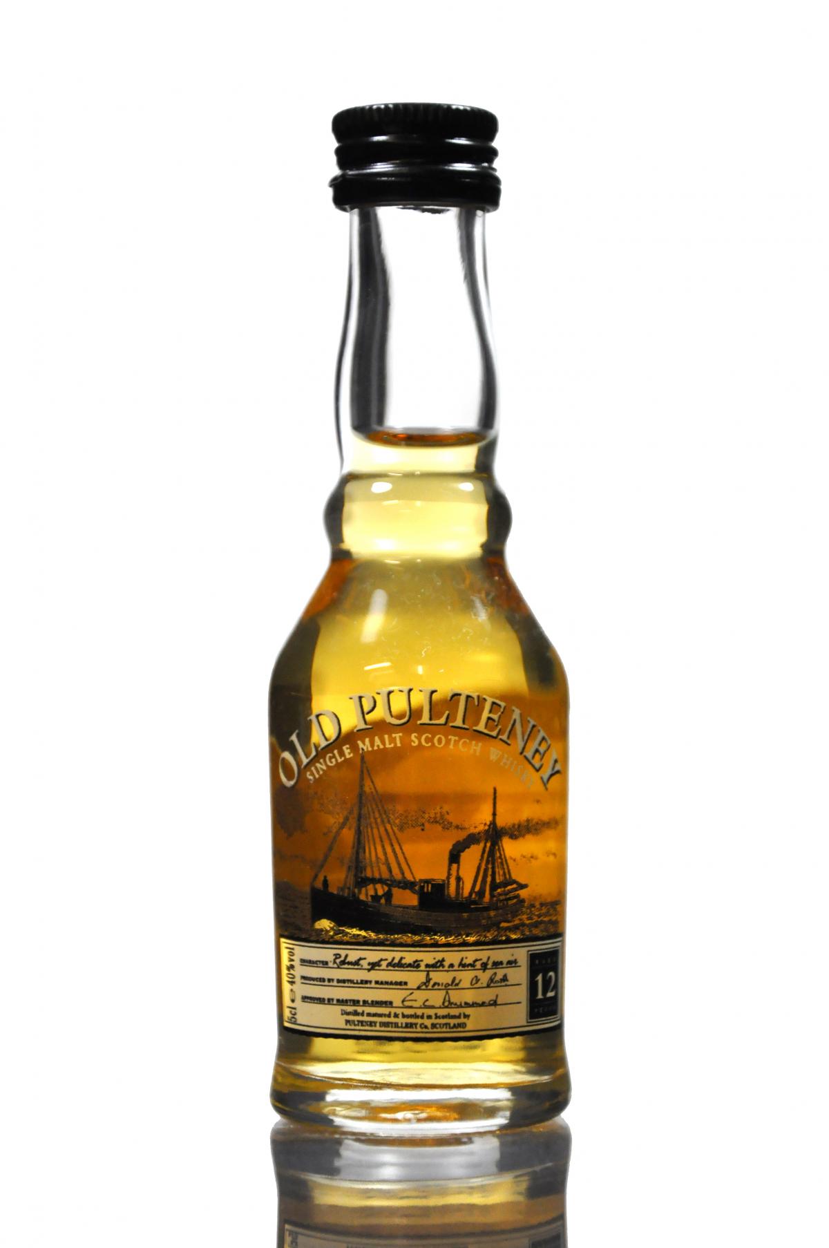 Old Pulteney 12 Year Old Miniature