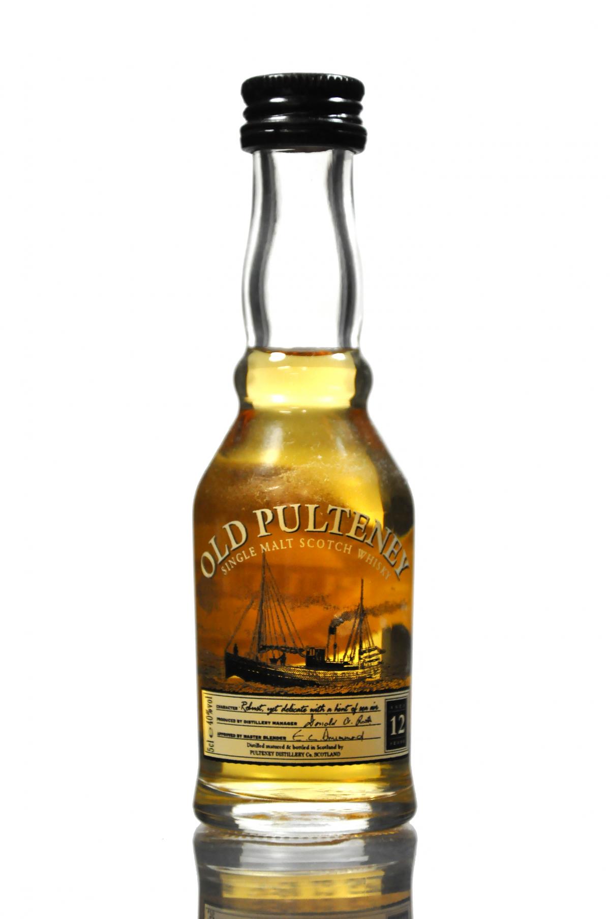 Old Pulteney 12 Year Old Miniature