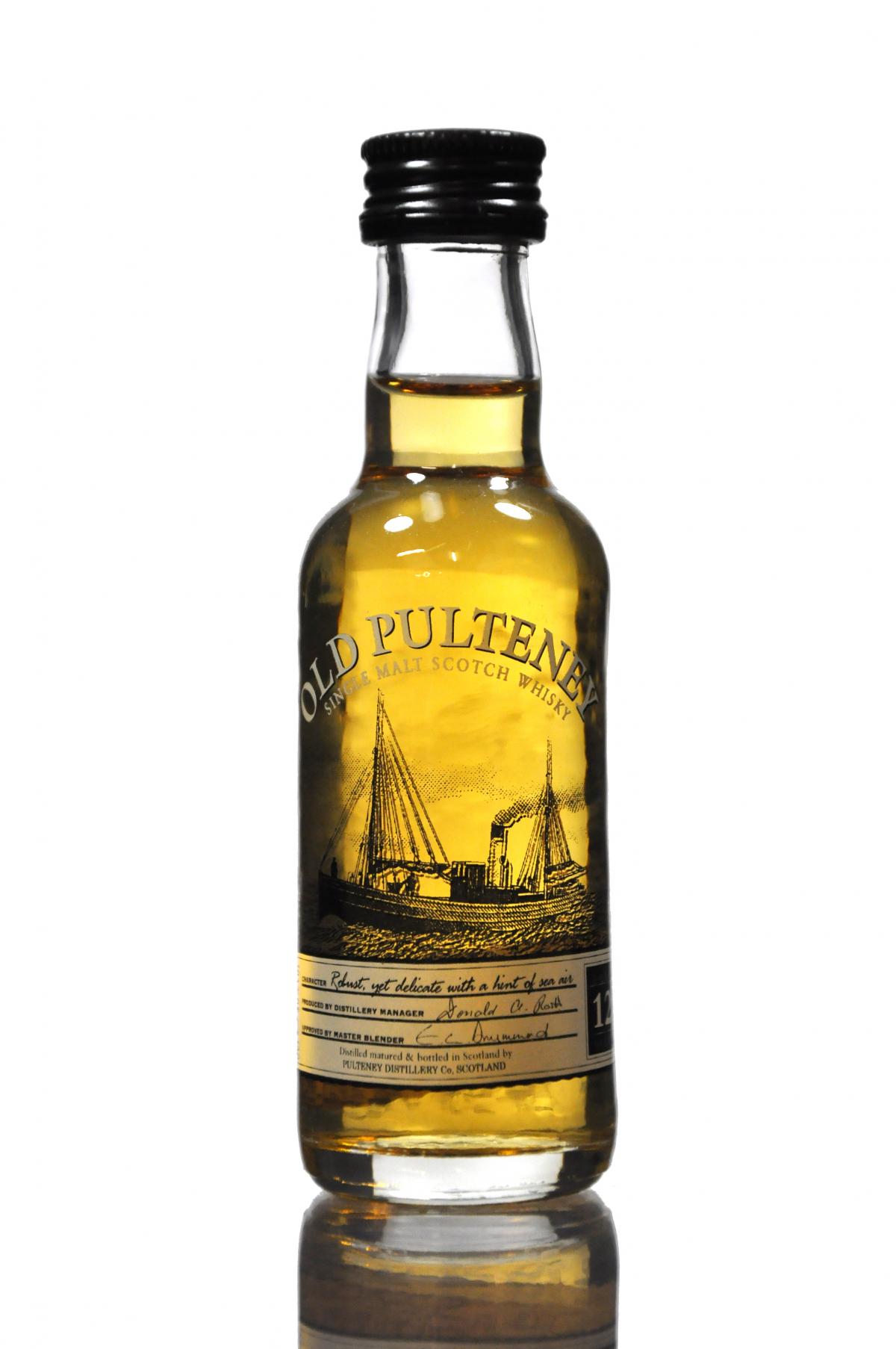 Old Pulteney 12 Year Old Miniature