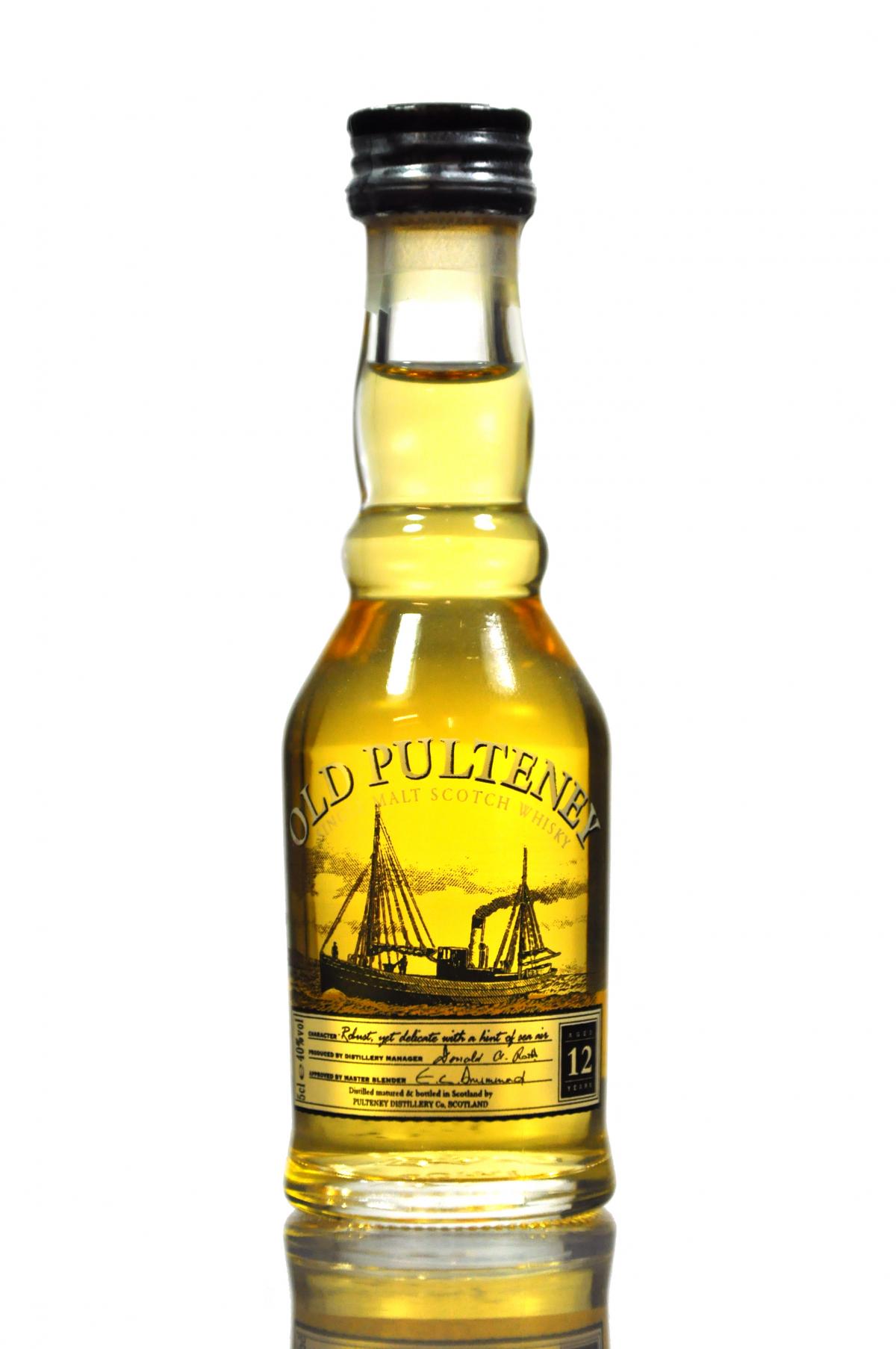 Old Pulteney 12 Year Old Miniature