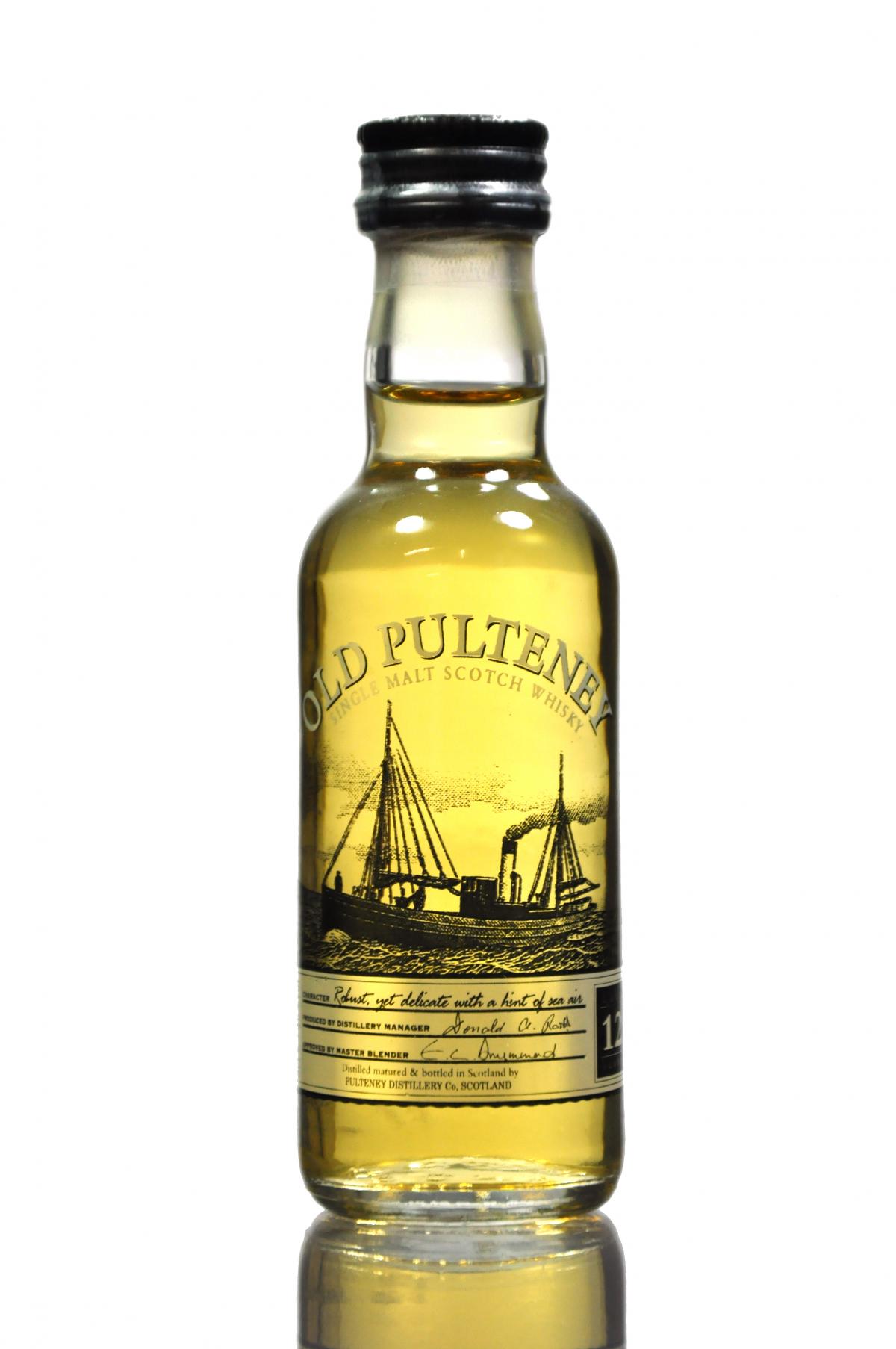 Old Pulteney 12 Year Old Miniature