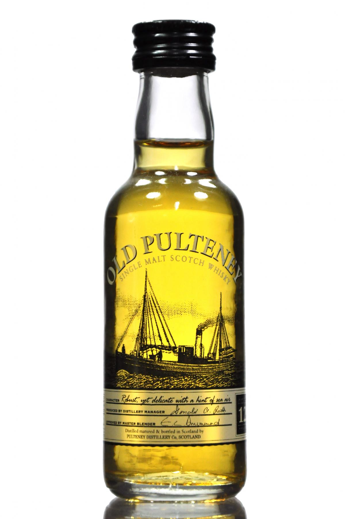 Old Pulteney 12 Year Old Miniature