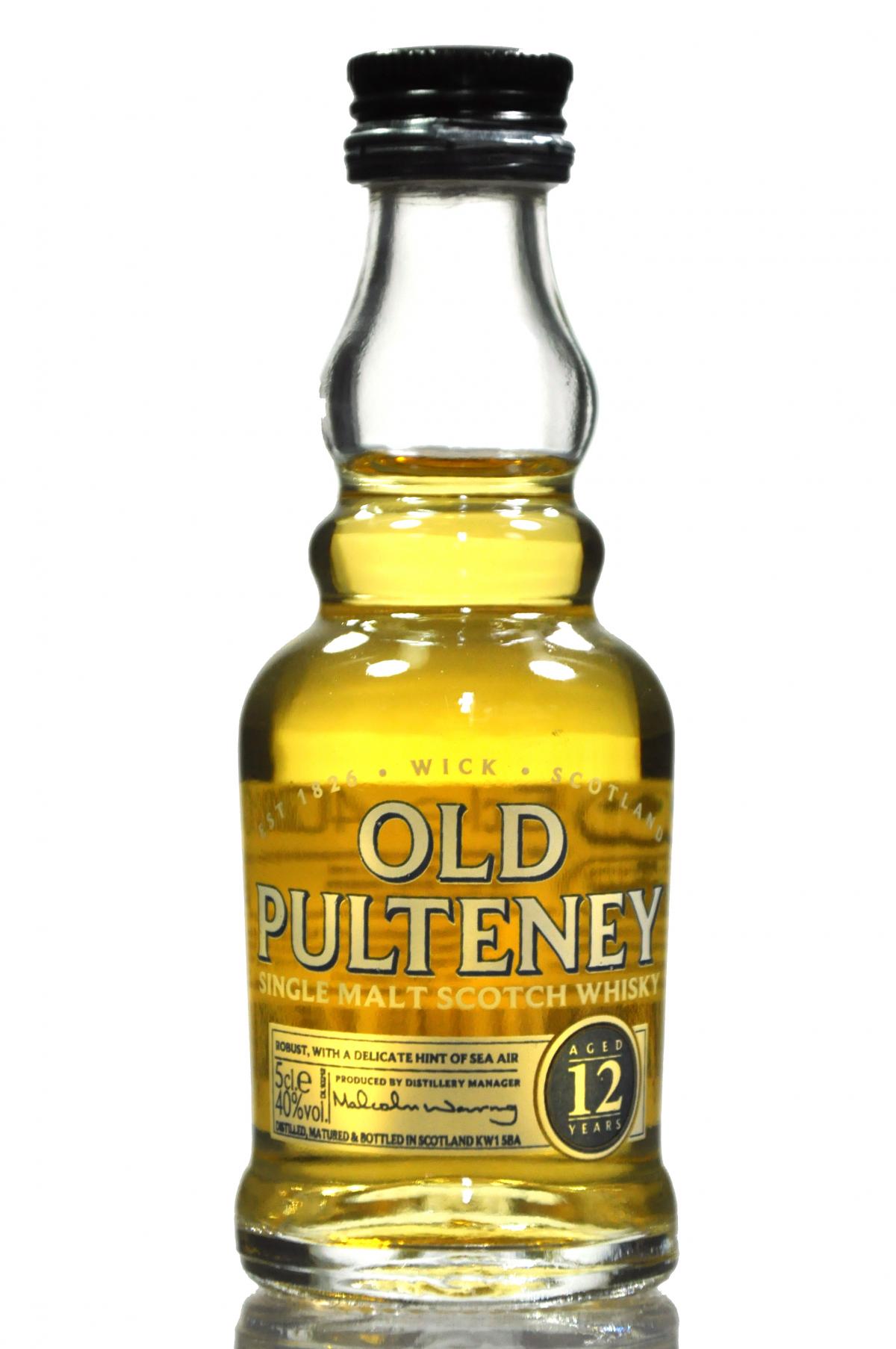 Old Pulteney 12 Year Old Miniature