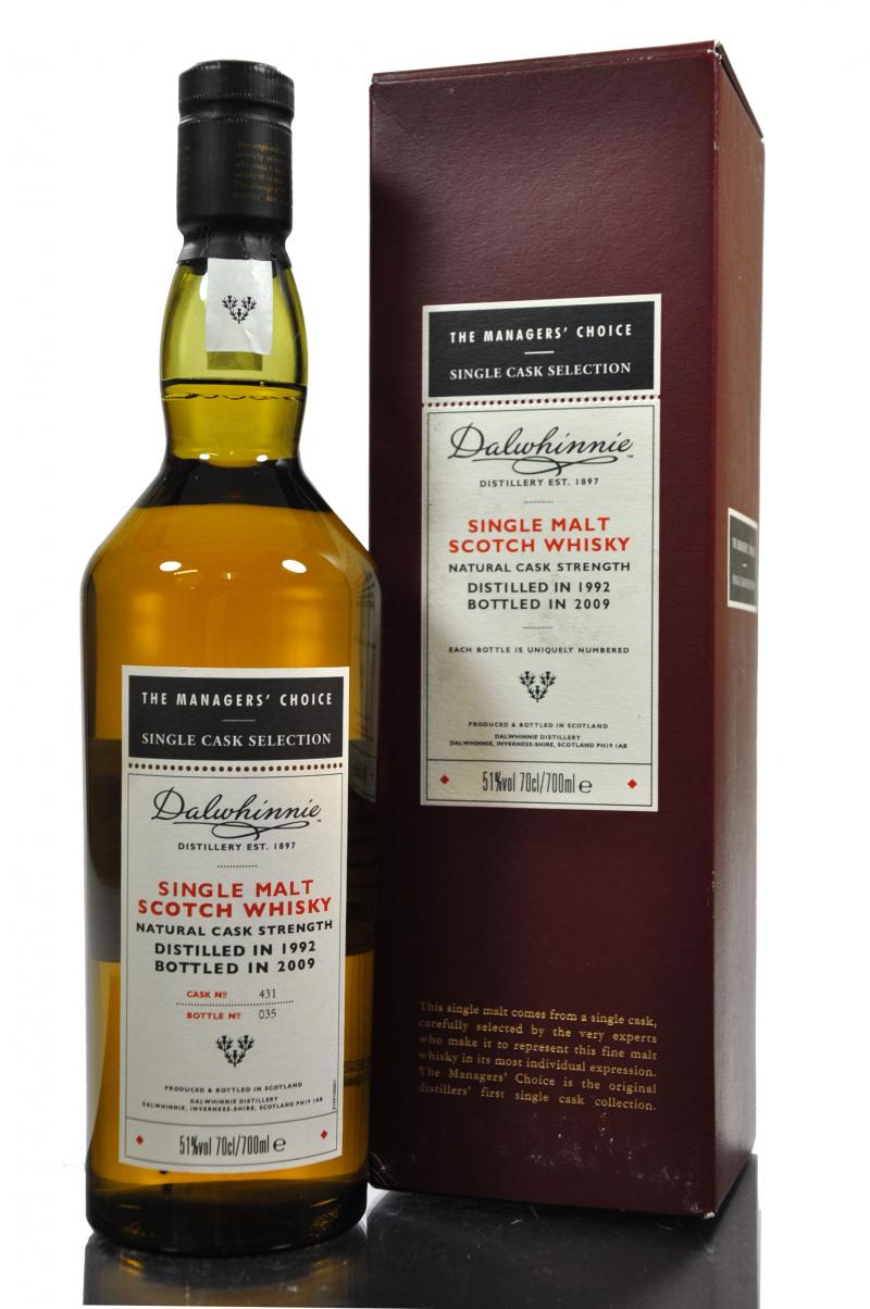 Dalwhinnie 1992-2009 -  Managers Choice