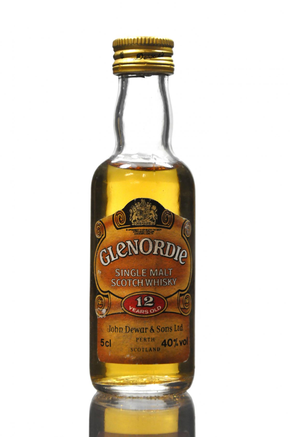 Glenordie 12 Year Old Miniature