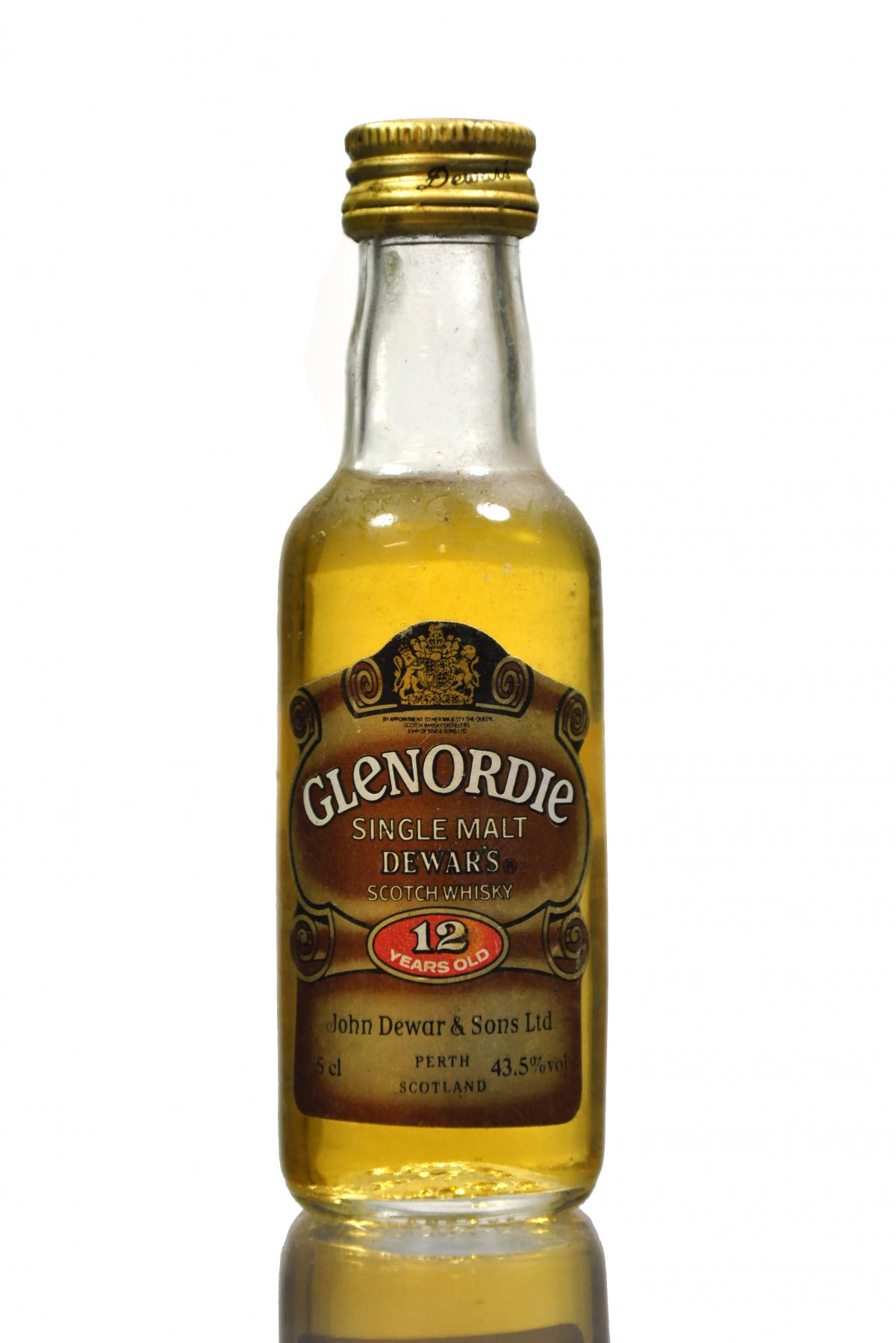 Glenordie 12 Year Old Miniature