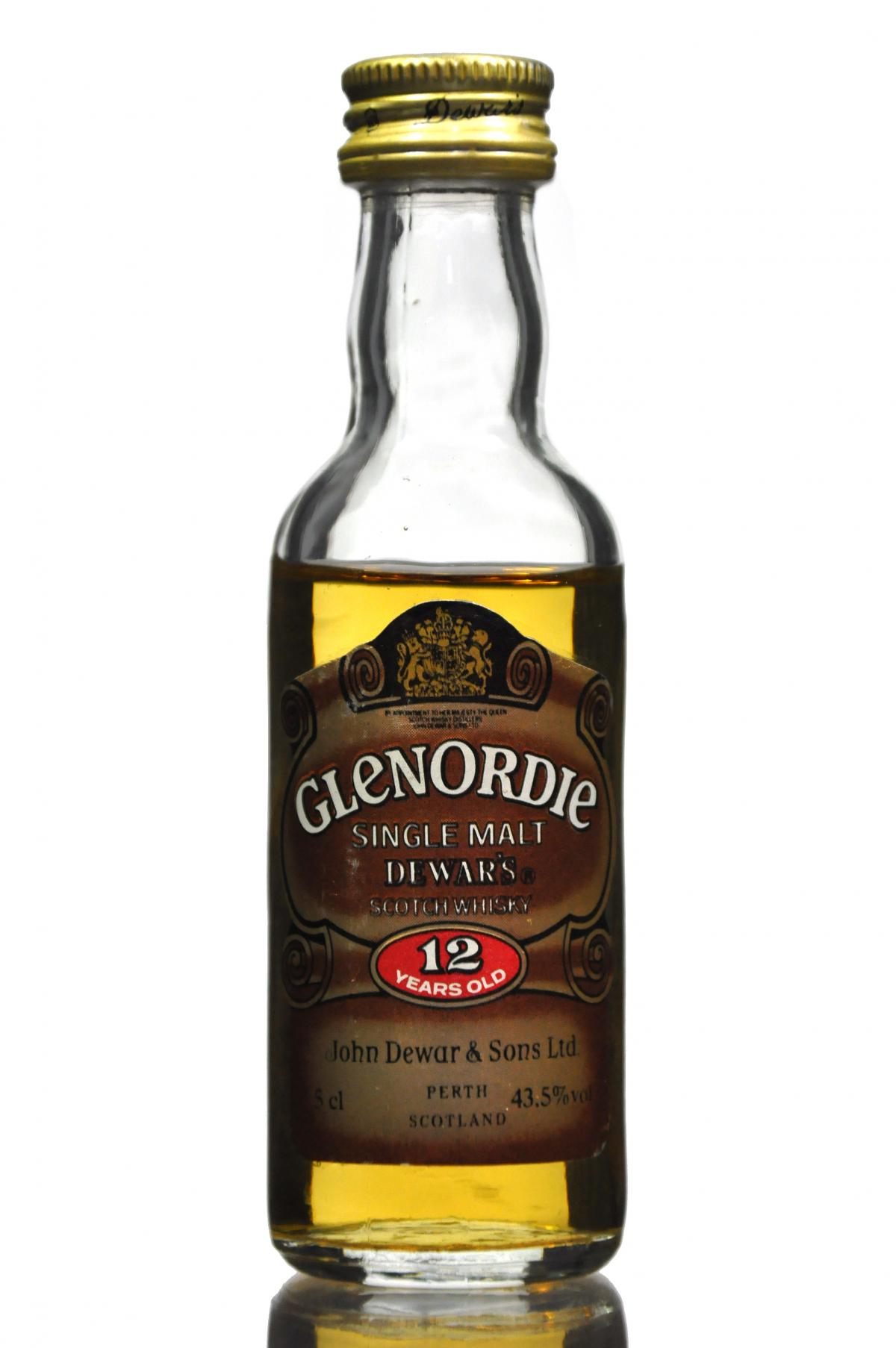 Glenordie 12 Year Old Miniature