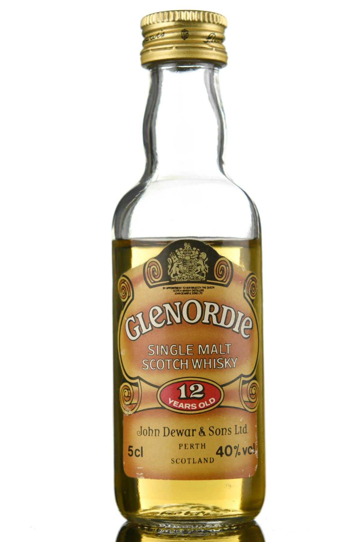 Glenordie 12 Year Old Miniature