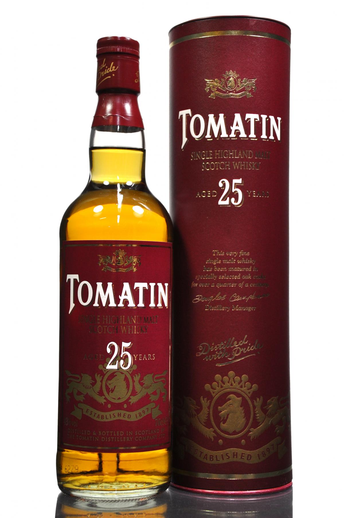 Tomatin 25 Year Old